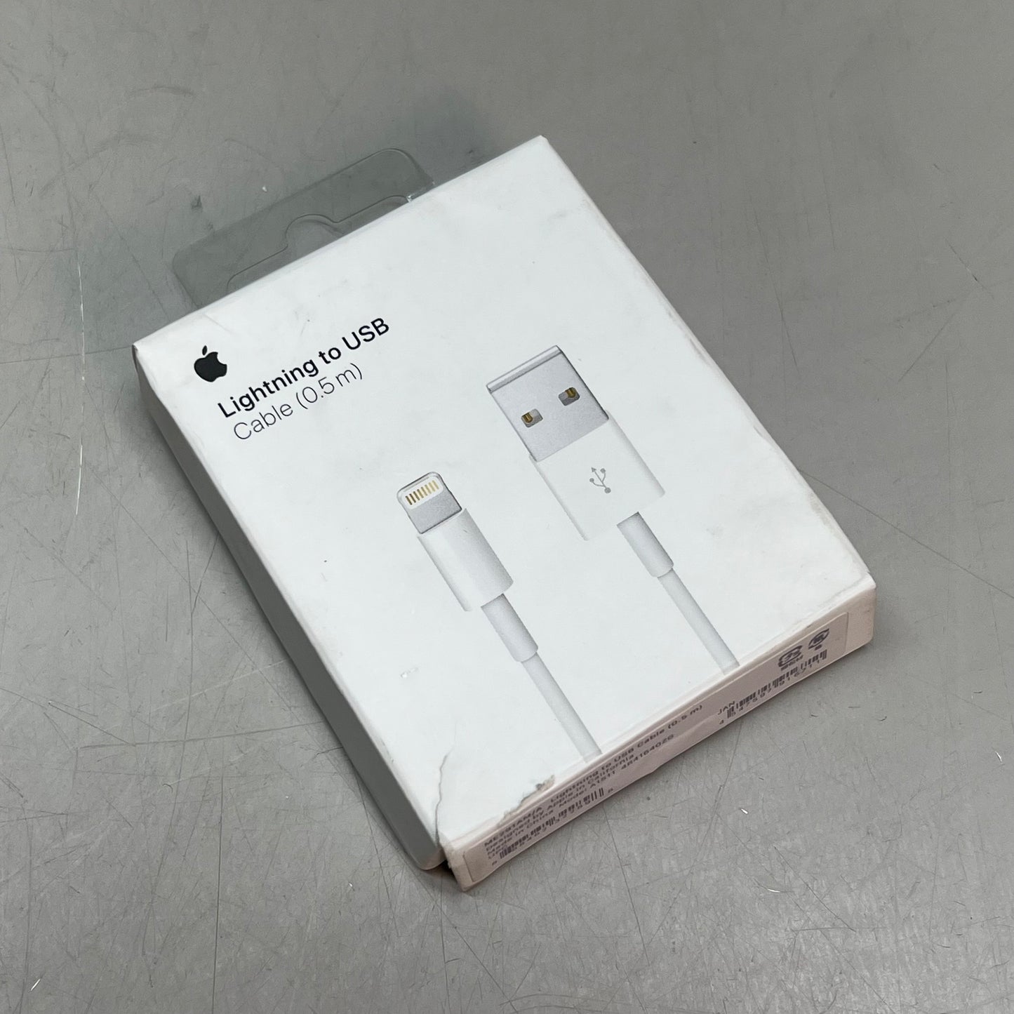 APPLE Fast Charging Lighting To USB Cable (0.5M) White ME291AM/A (Return)