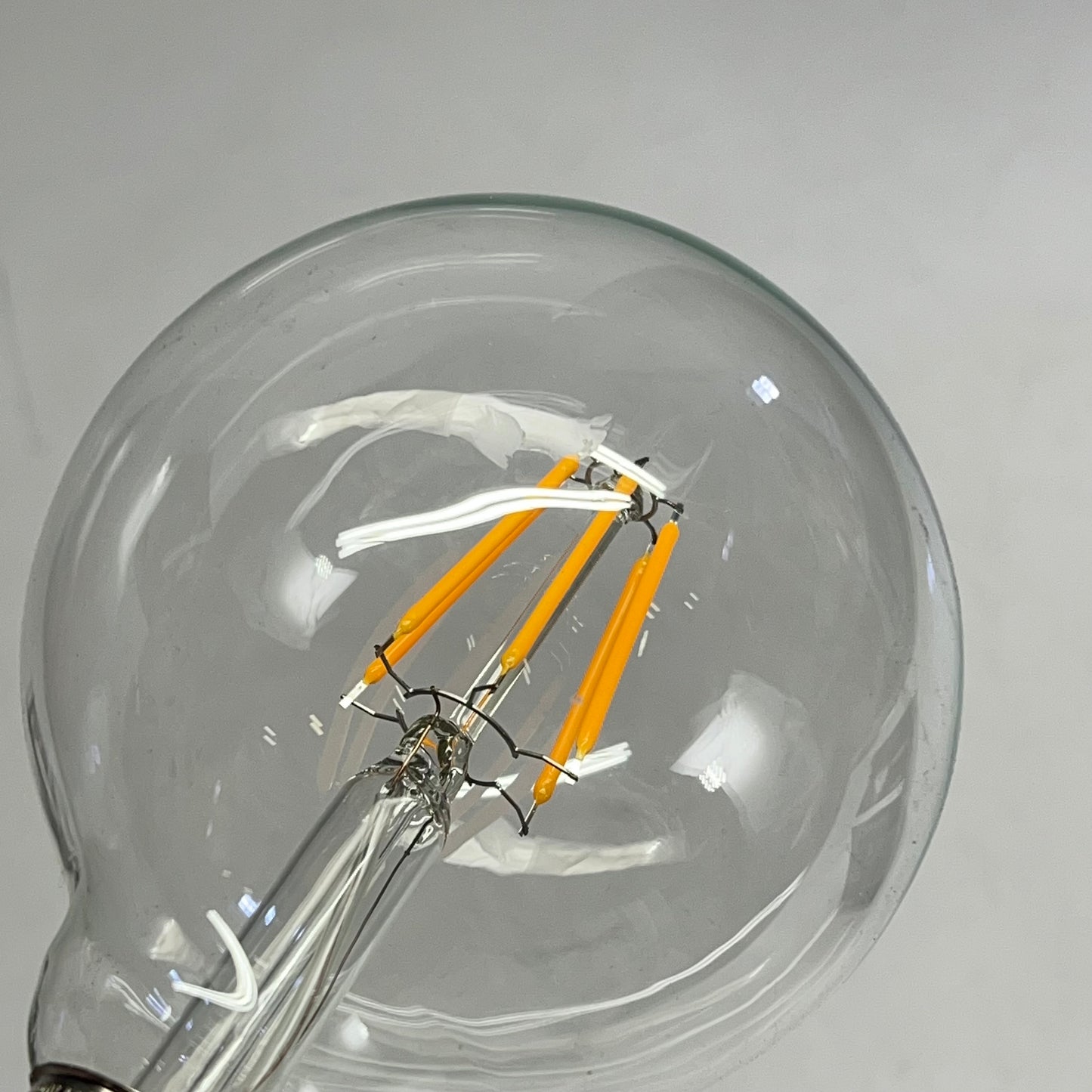 SUNLIGHT (2 PACK) Led Antique Style G30 Lamp Bulb  15,000 Hr Warm White 80450