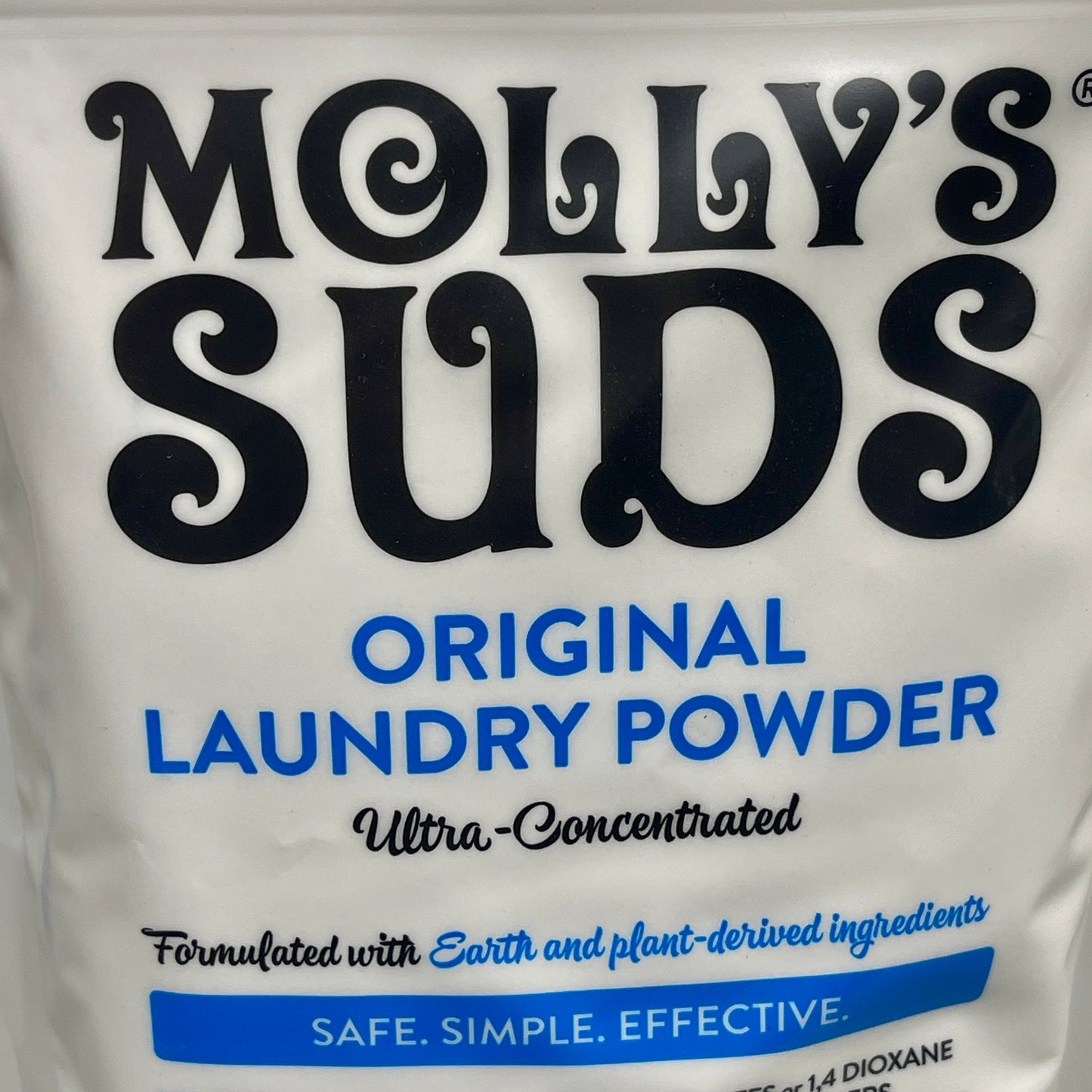 ZA@ MOLLY'S SUDS Original Laundry Powder Ultra-Concentrated Peppermint 79 oz 120 Loads