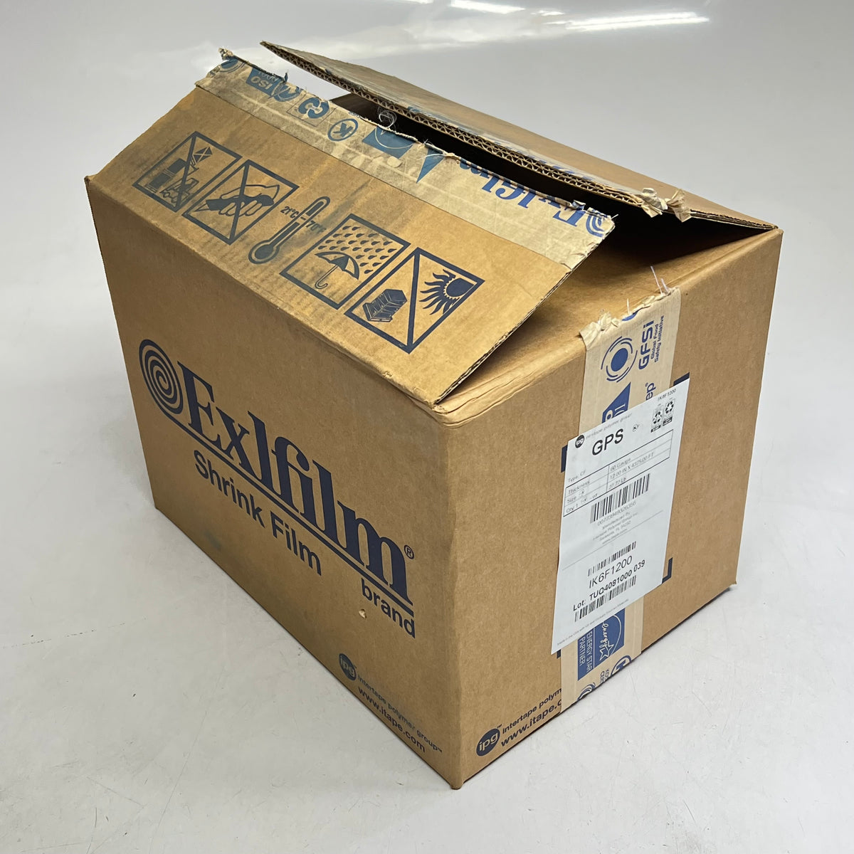 IPG Exlfilmn Shrink Film Plus Gps for Packing 60ga, 12" x 4,375'  Clear IK6F1200