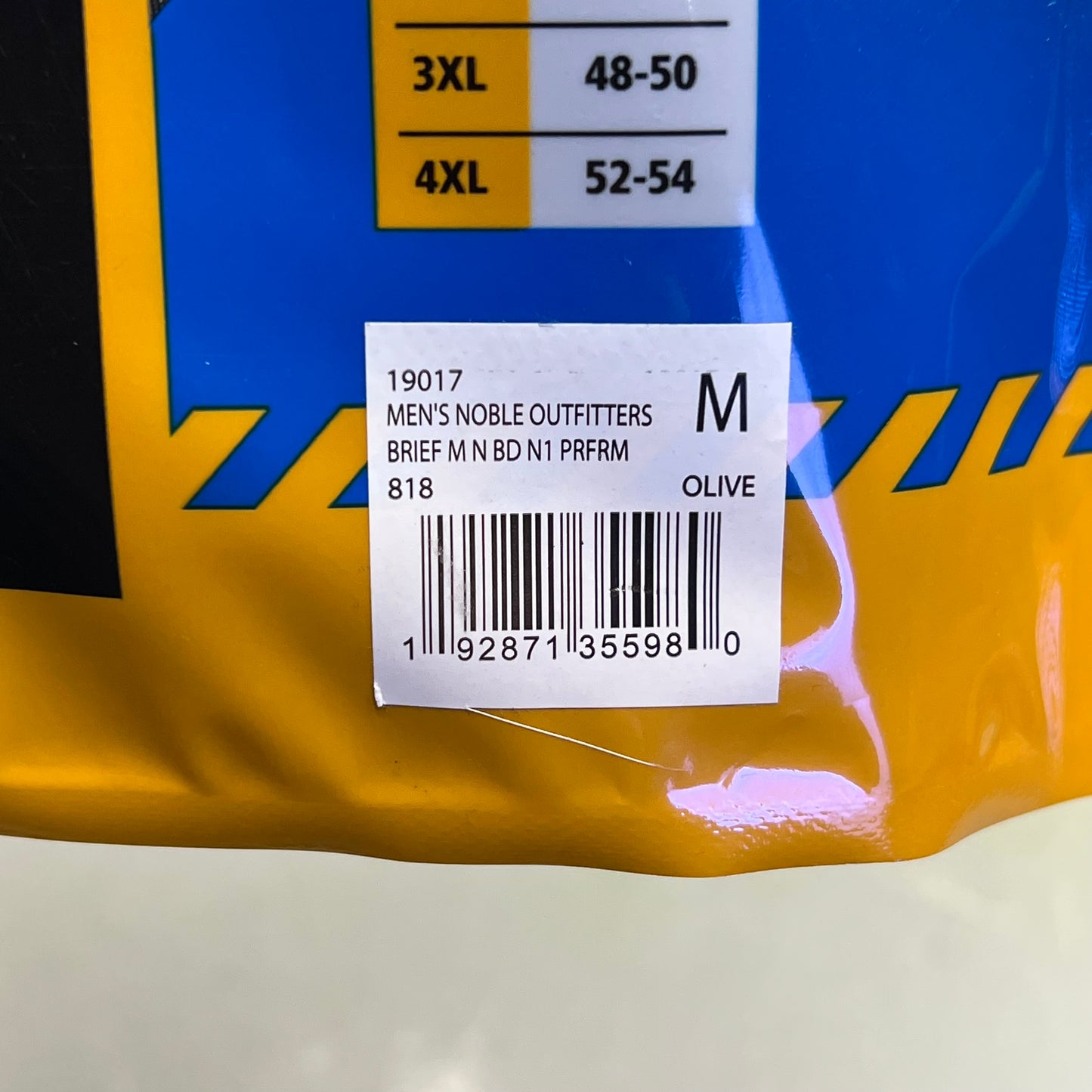 NOBLE OUTFITTERS (SET OF 2) The Best Dang Performance Brief Men's Sz M Black