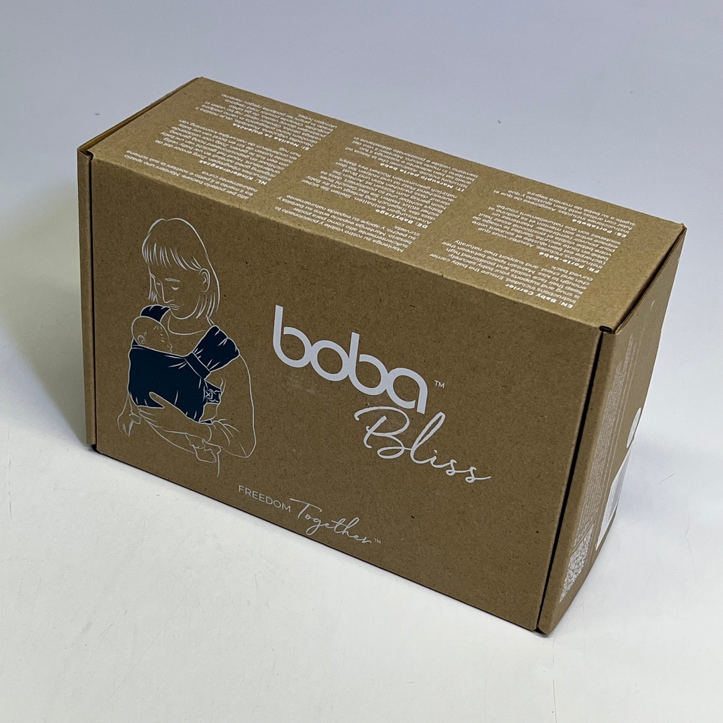 ZA@ BOBA Bliss Baby Carrier One Size 24"-58" Waist Organic Stone BLS2-0STO C