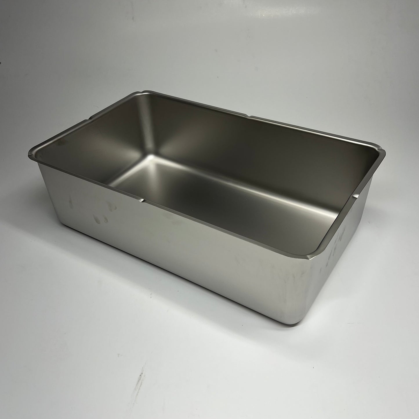 ZA@ (4 PACK) Stainless Steel Full Size Hotel Food Bin 21x12x6 Silver