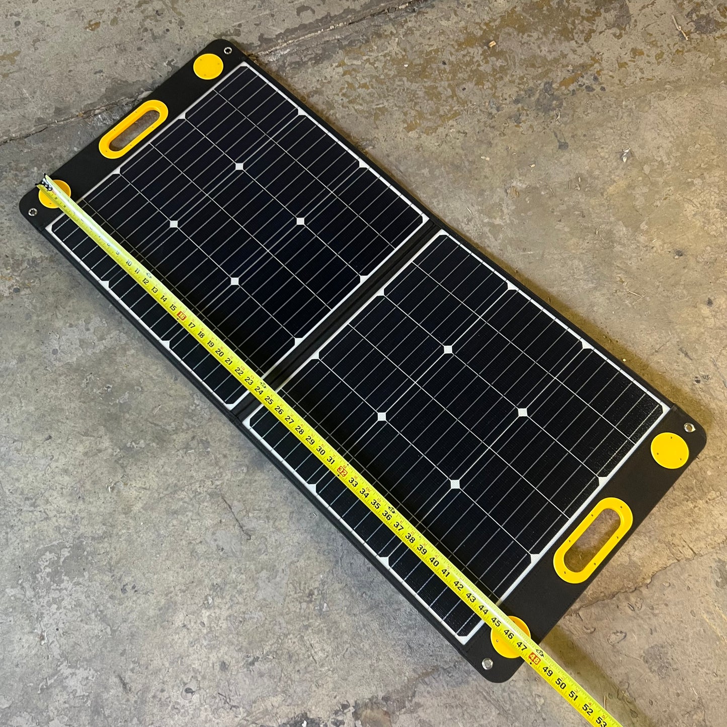 TOGO Power 100w Advance Solar Panel  21"W x 48"L Black X002INKDLJ (New Other, Distressed Box)