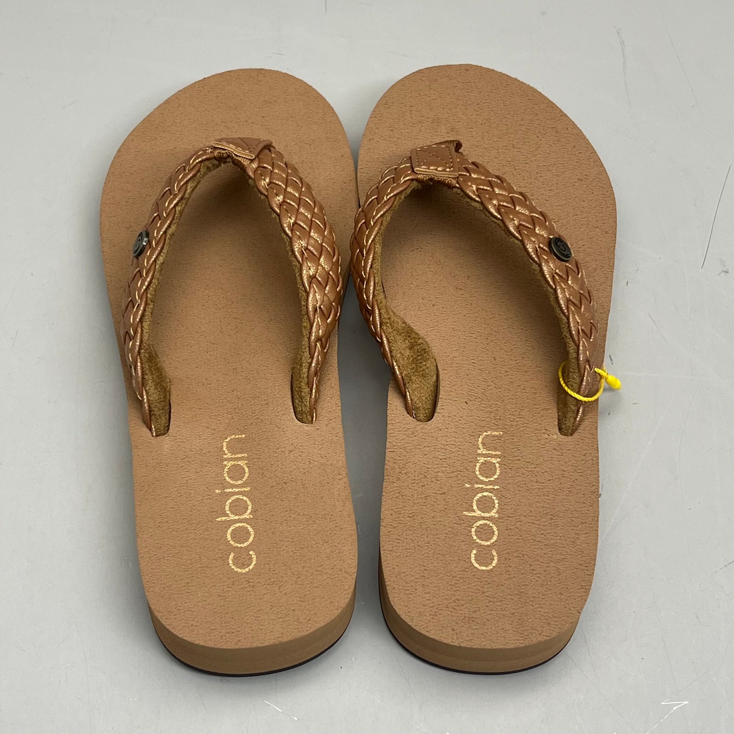 COBIAN Braided Bounce Sandals Women's SZ 7, EU 37 Chestnut BRB10-210-7
