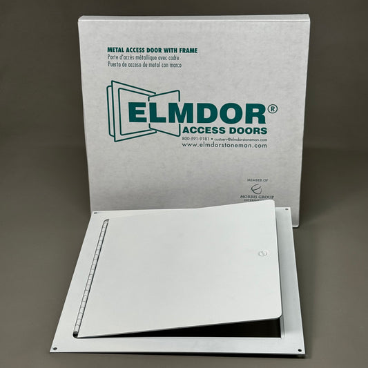 ELMDOR Surf Metal Access Door Prime Coat w/ Screwdriver Lock 12x12 SF12X12PC-SDL