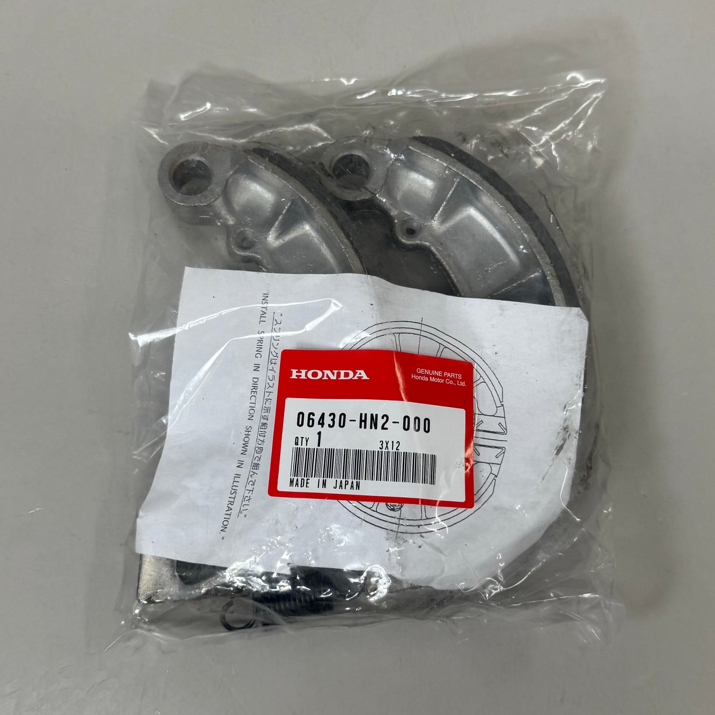 HONDA Brake Shoe Set ASK FOREMAN RUBICON FOURTRAX OEM 06430-HN2-000