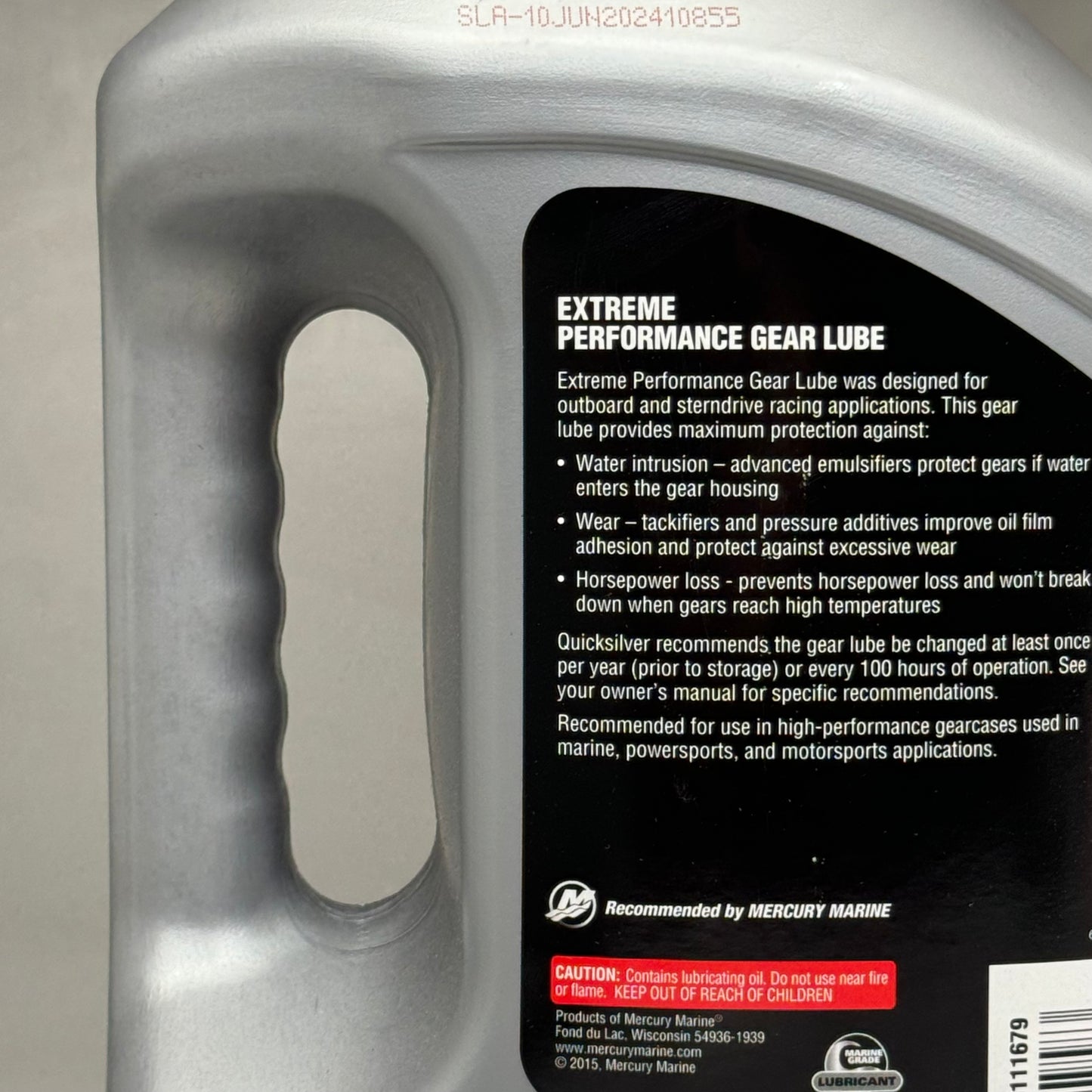 ZA@ QUICK SILVER Extreme Performance Gear Lube 85W90 1 Gallon