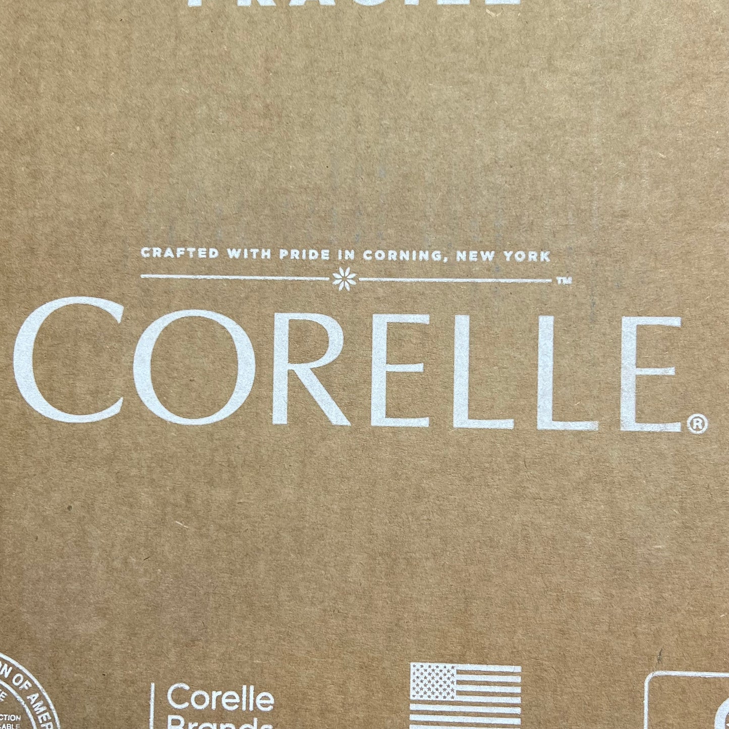 ZA@ CORELLE (18 PIECE SET) Caspin Lace Dinnerware Set Serves 6 People White 1147837