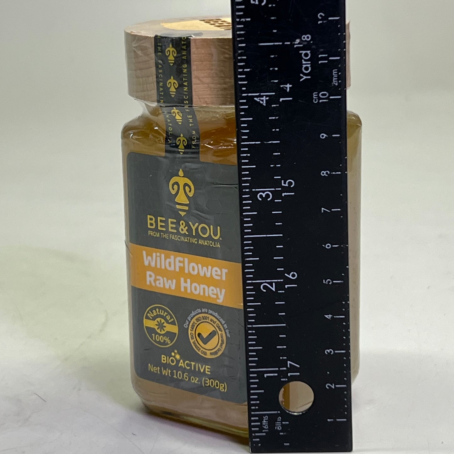 BEE & YOU (6 PACK) Wildflower Raw Honey 10.6 oz Brown BB 07/27