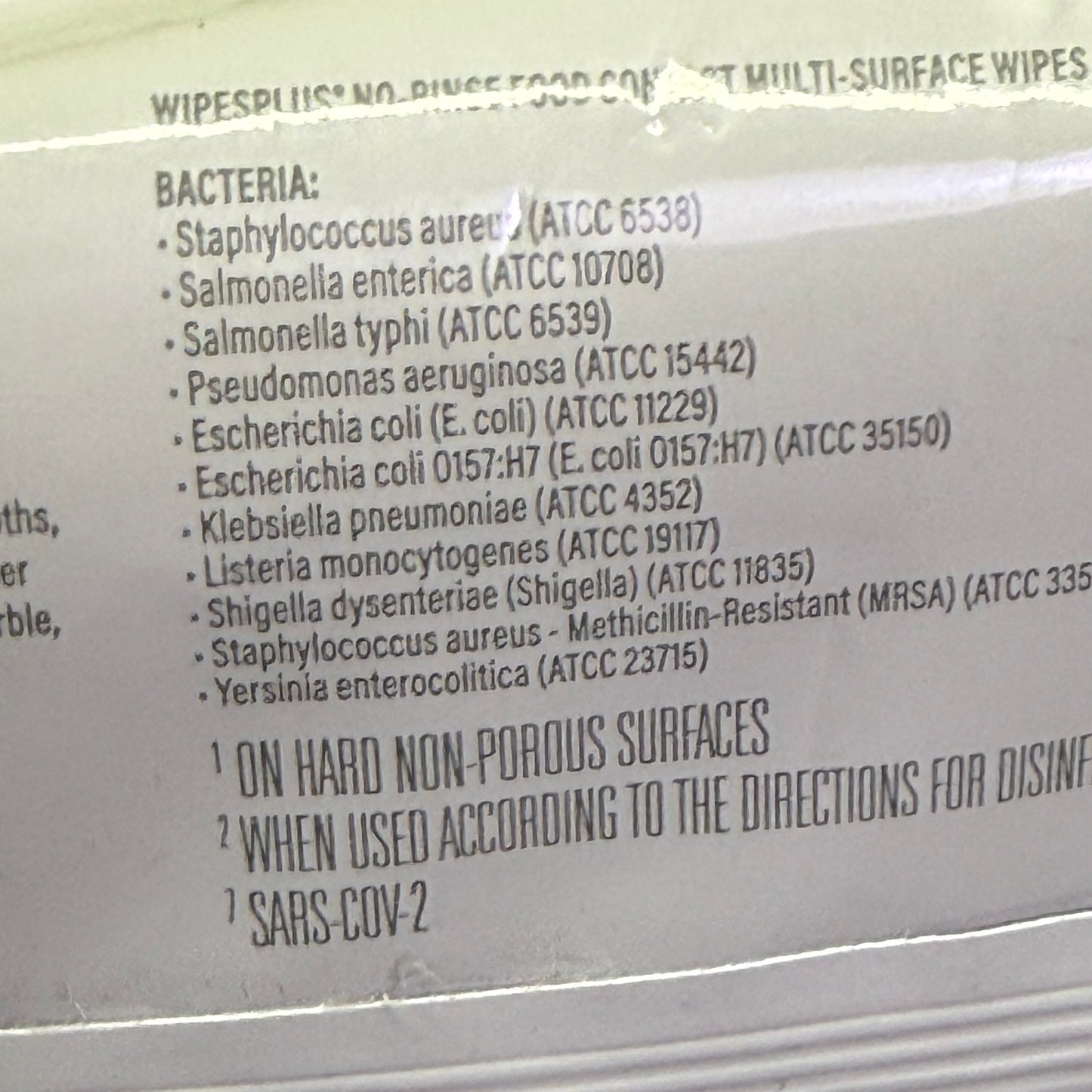 ZA@ WipesPlus No-Rinse Contact Surface Wipes 6 Pack (80 Each, 480 Total) 37608