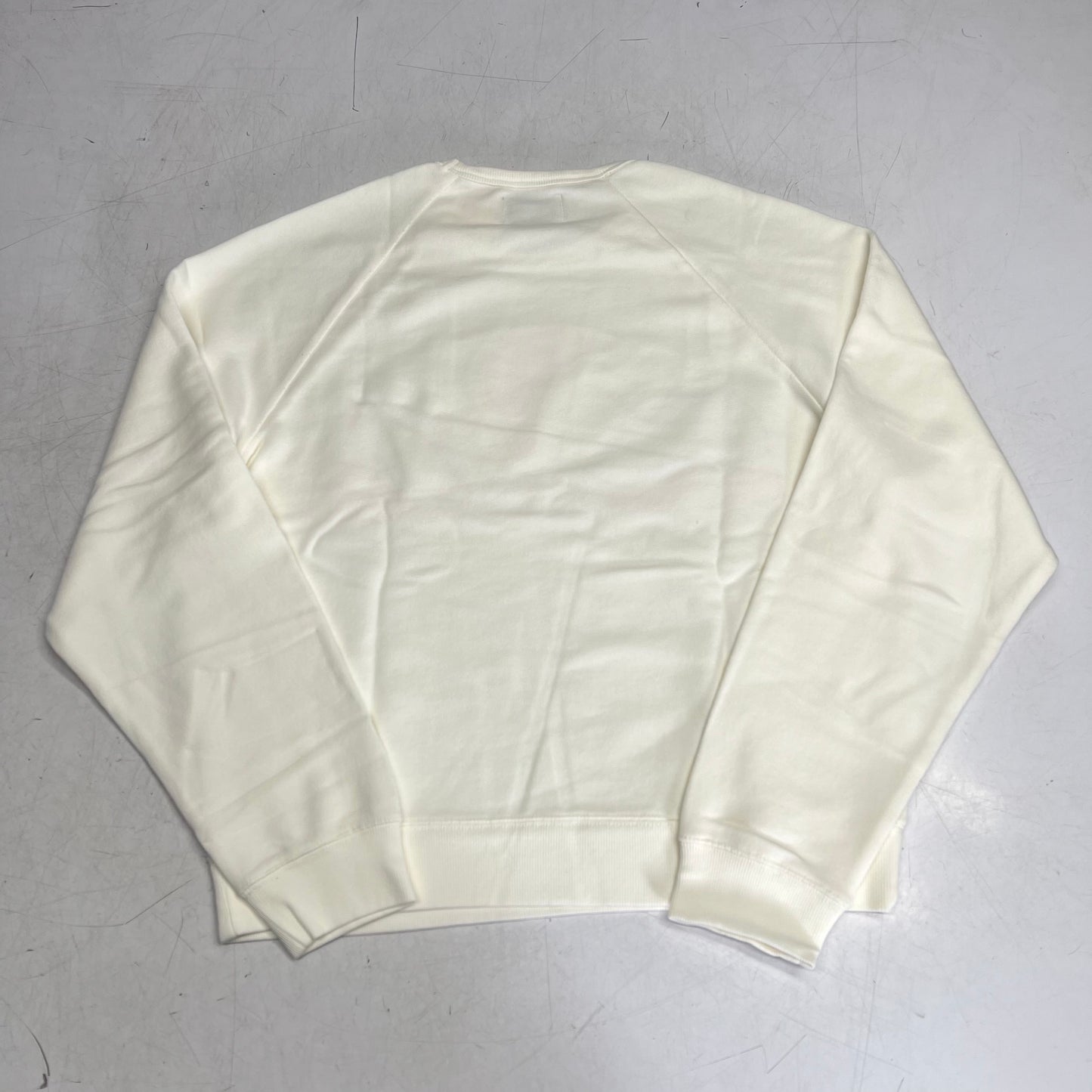 CLOUD 9 Terry Sweatshirt California Inspired  Women's Sz S Antique White