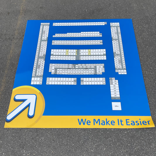 ZA@ Pallet of MIXED Scrap Aluminum Sign 60” x 59” ~18 lbs (AS-IS)