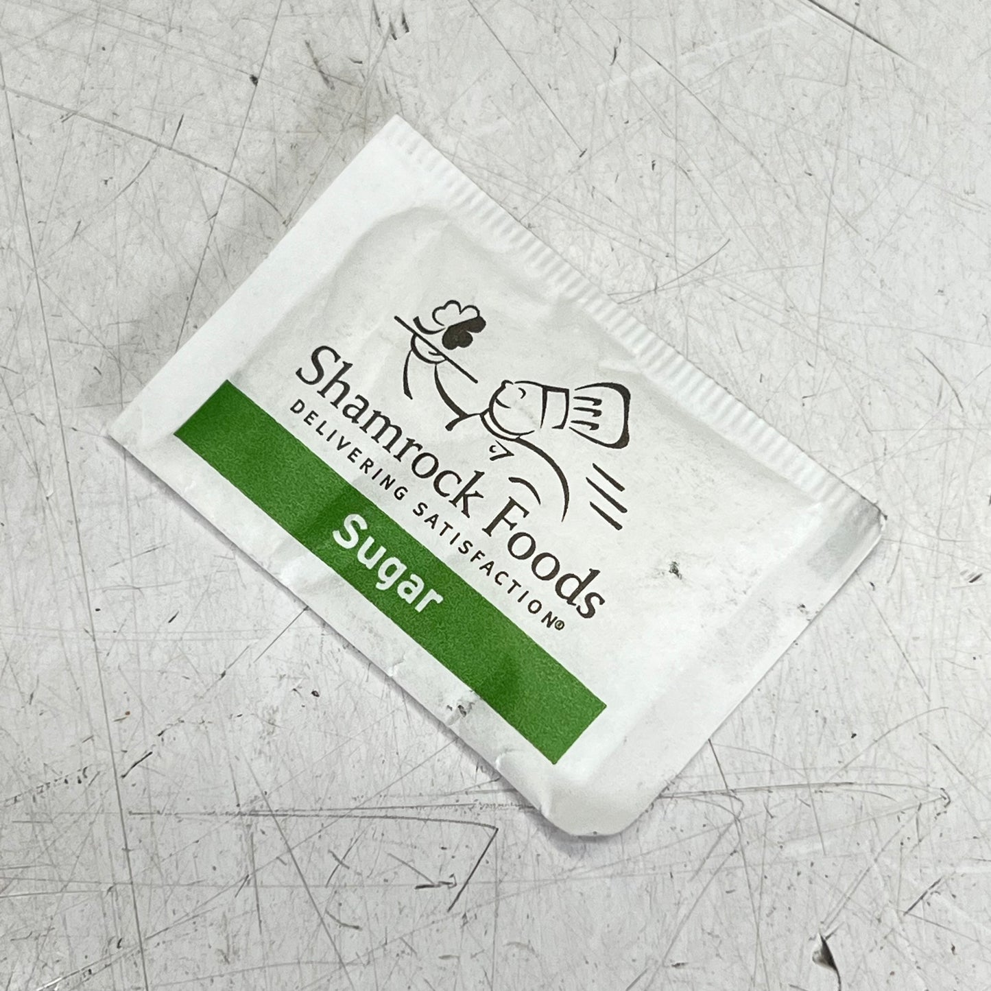 ZA@ SHAMROCK FOODS  (2000 PACK) Individually Packed Mini Sugar Packets White 14200