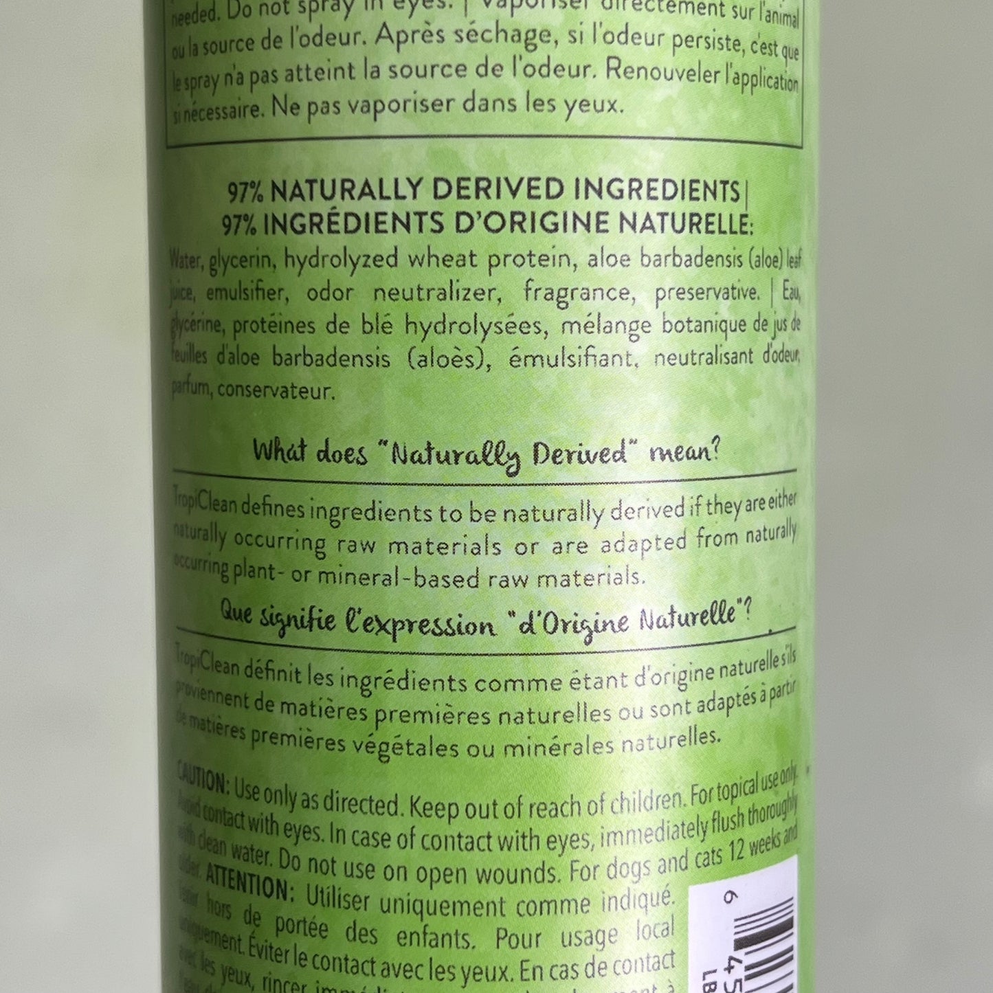 TROPICLEAN (2 PACK) Watermelon Deodorizing Spray Soothes & Conditions 8 fl oz