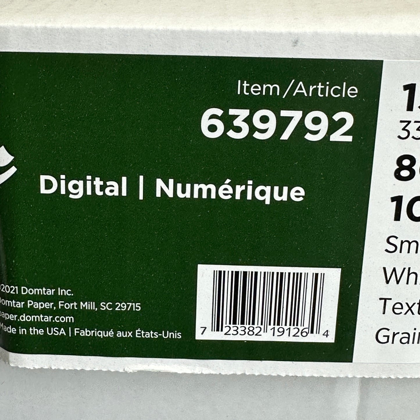 DOMTAR Lynx Opaque Digital Ultra Smooth Laser Paper 13" x 19" 80/32 lbs 1000