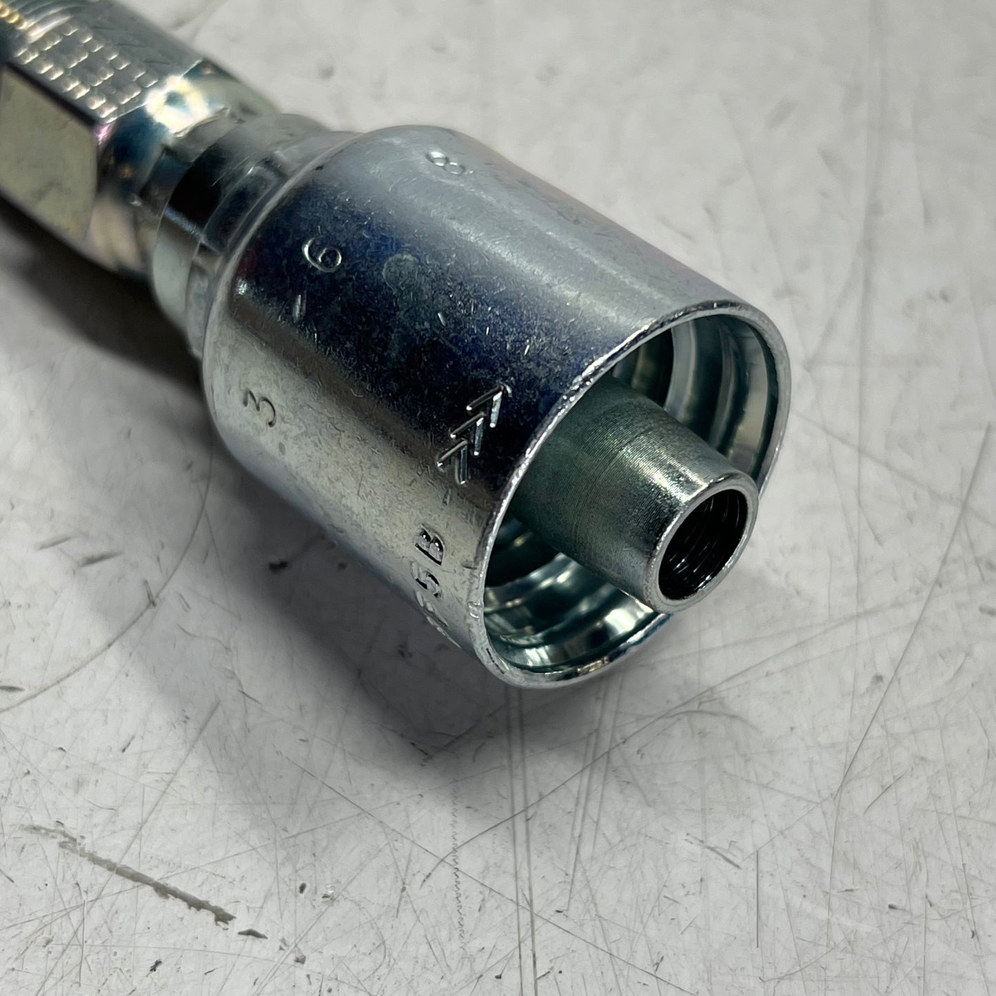 PARKER (4 PACK) Hydraulic Hose Male Npt Swivel Fitting 3/8-18 Thread KP46845