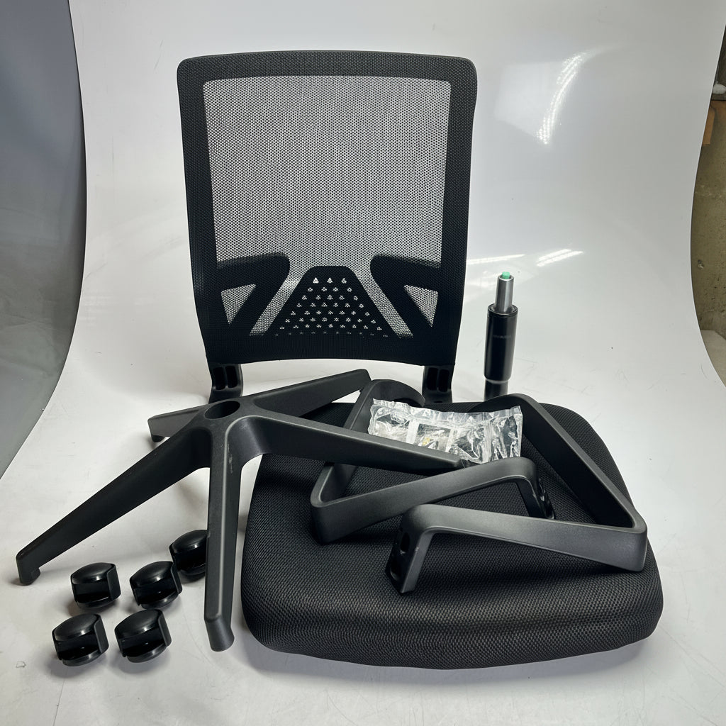 STAPLES Cartwright Ergonomic Fabric Swivel Task Chair 275lb Cap Black ST62400