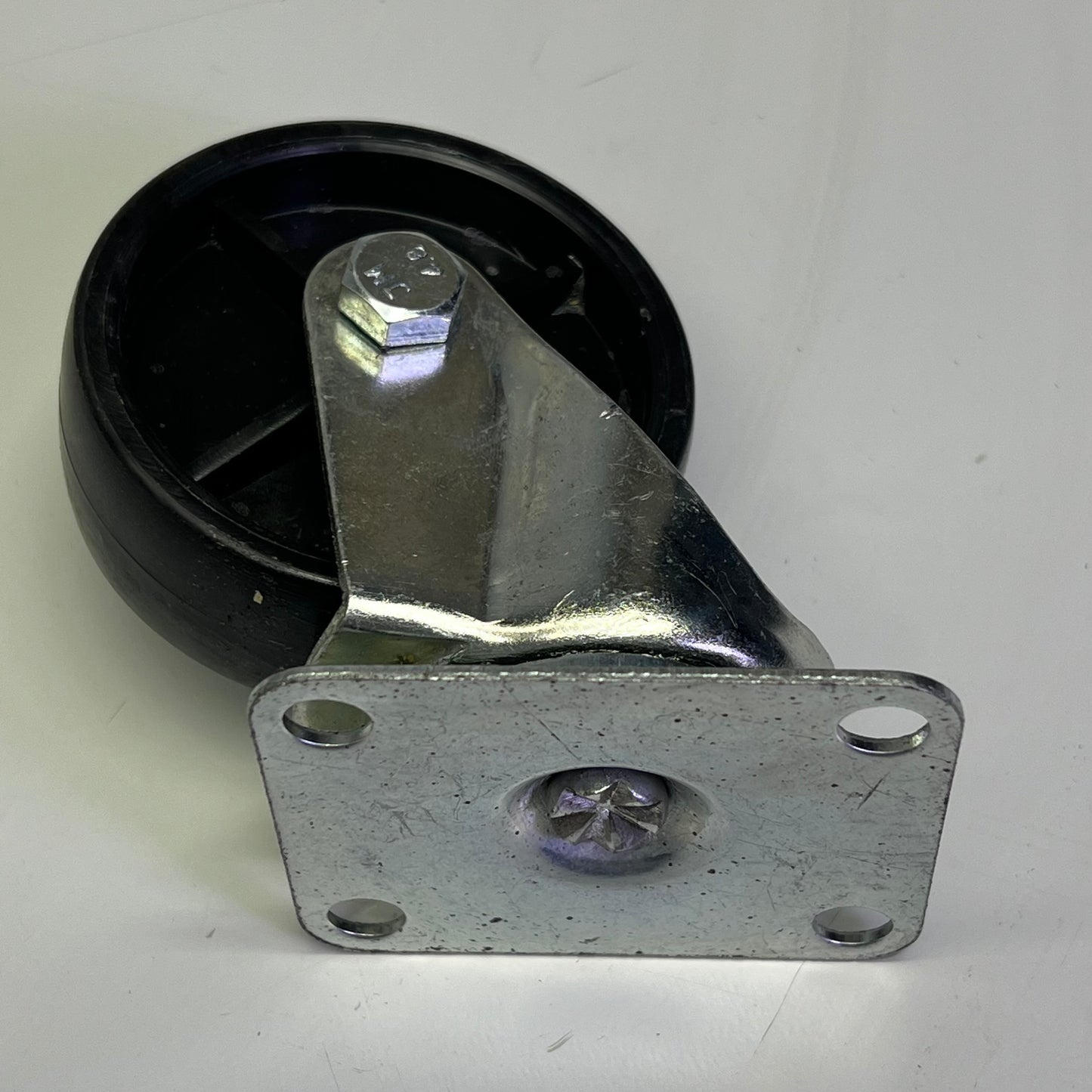 PENTAGON 55 Gallon Drum Dolly W/ Hardware 26.5" x 26.5" Gray 83-DT5493 5042