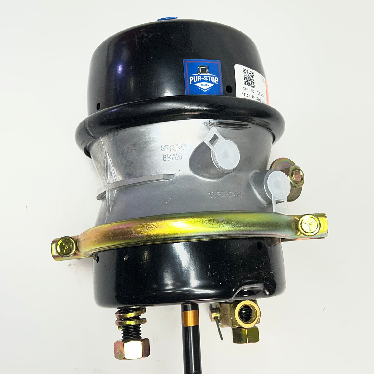 PUR-STOP Commercial Spring Brake Chamber 3/8-18 NPTF Air Inlets  PUR2424