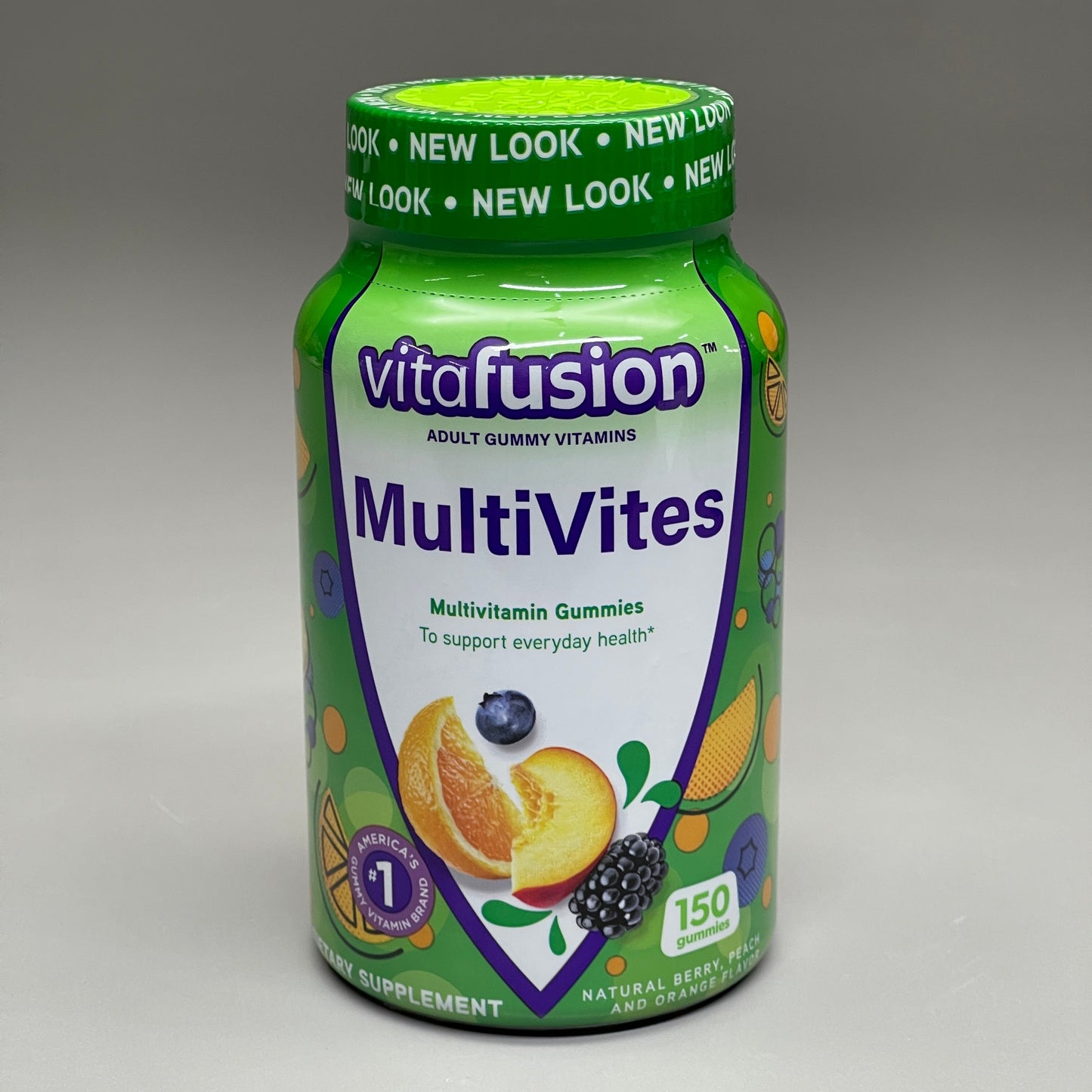 ZA@ VITAFUSION 3-PACK! MultiVites Multi-Vitamin Gummies for Everyday Health 150 Gummies BB 06/24 B