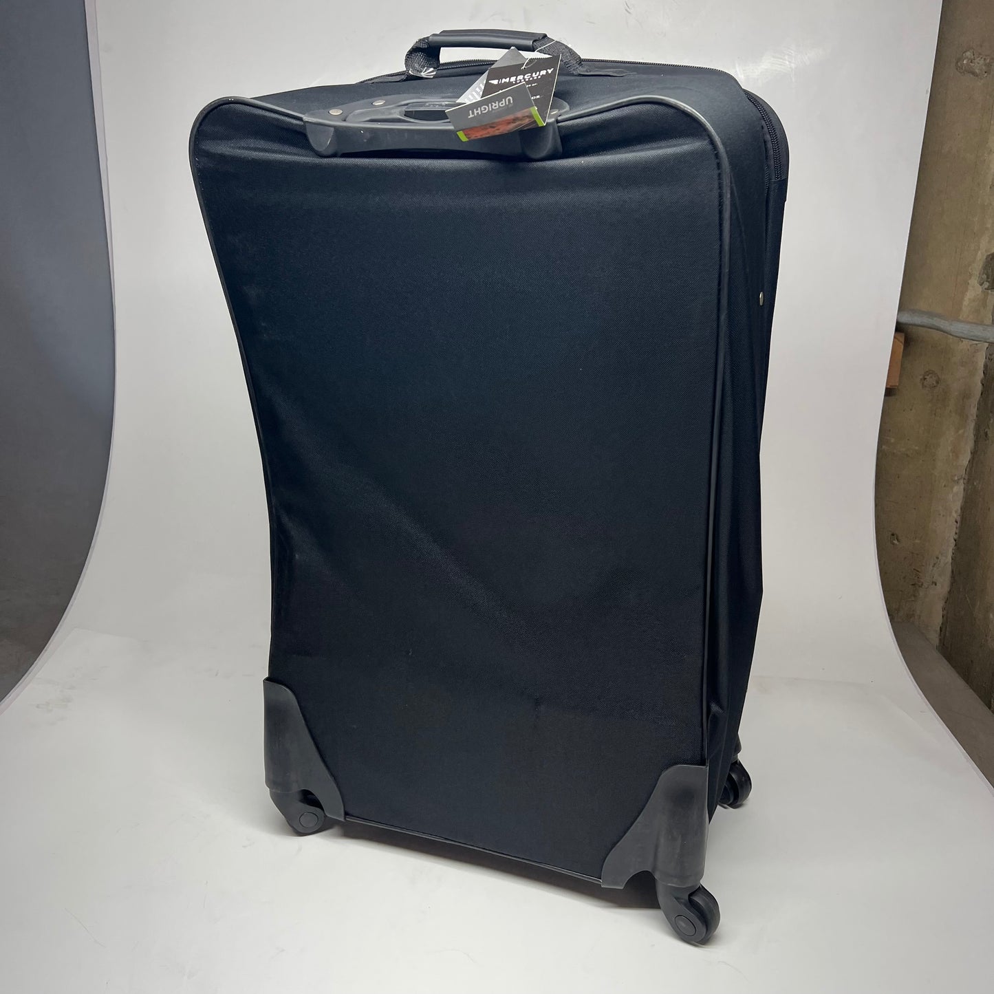 ZA@ MERCURY LUGGAGE Value Spinner Upright Durable Light Weight Luggage Bag 28" Black MRC02172 (As-Is)