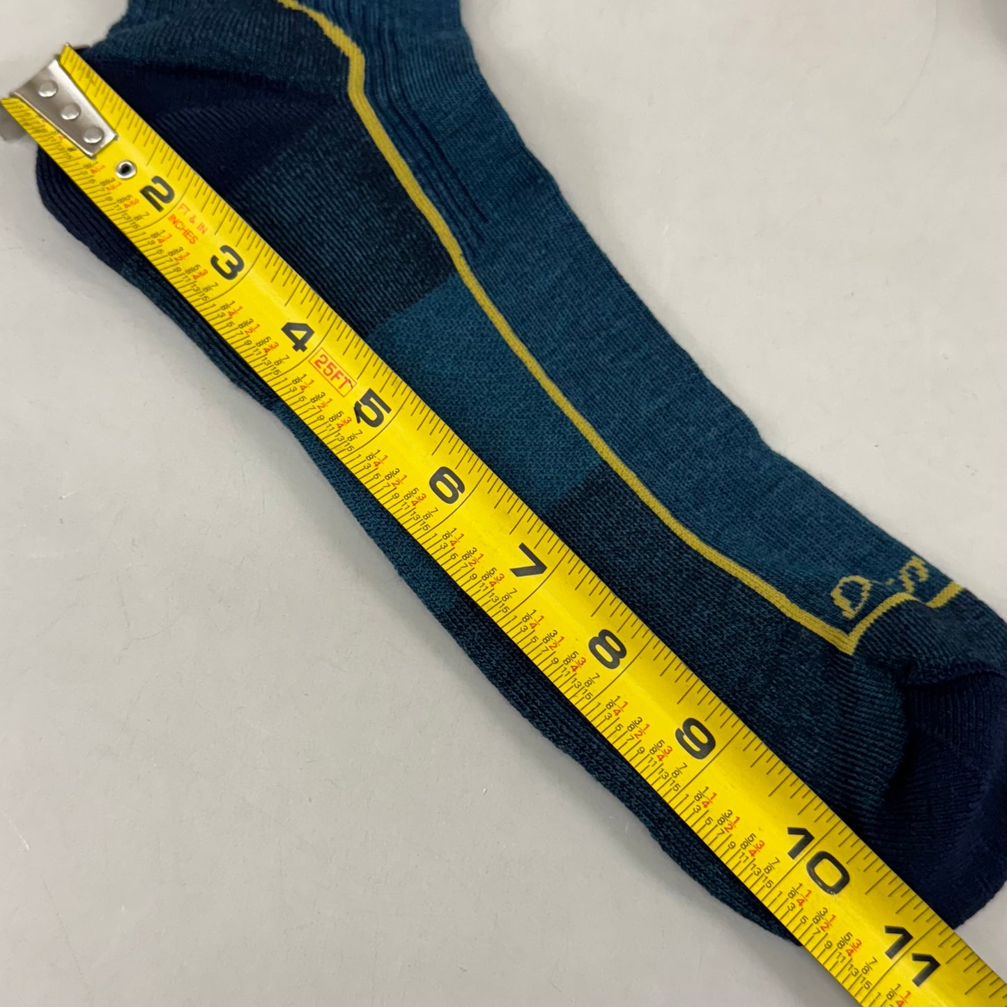 DARN TOUGH Hike/Trek 1/4 Socks Lightweight Men SZ XL 12.5-14.5 Dark Teal Merino Wool