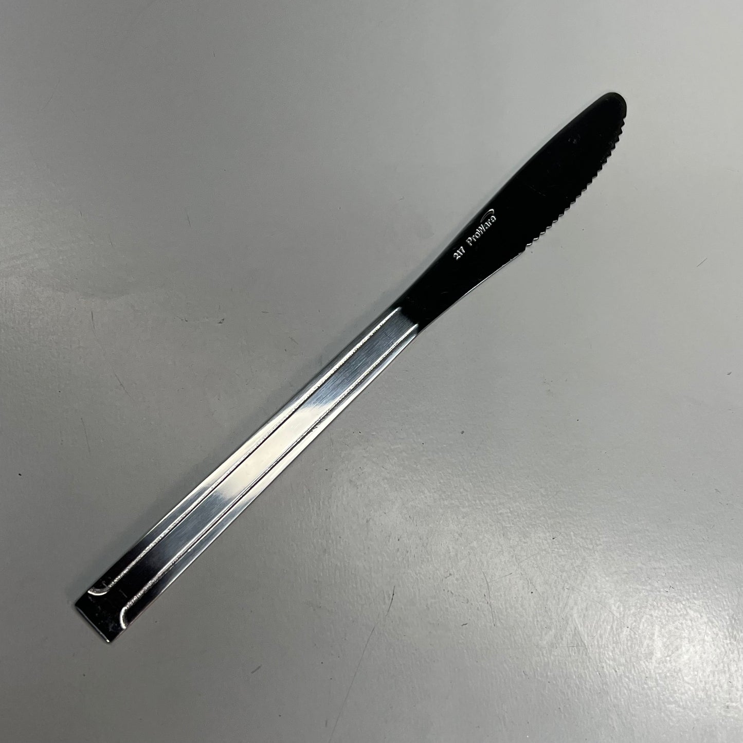 ZA@ PROWARE WINDSOR (12 PACK) Stainless Steel Dinner Knife With Engrave Handle Silver 15924 B