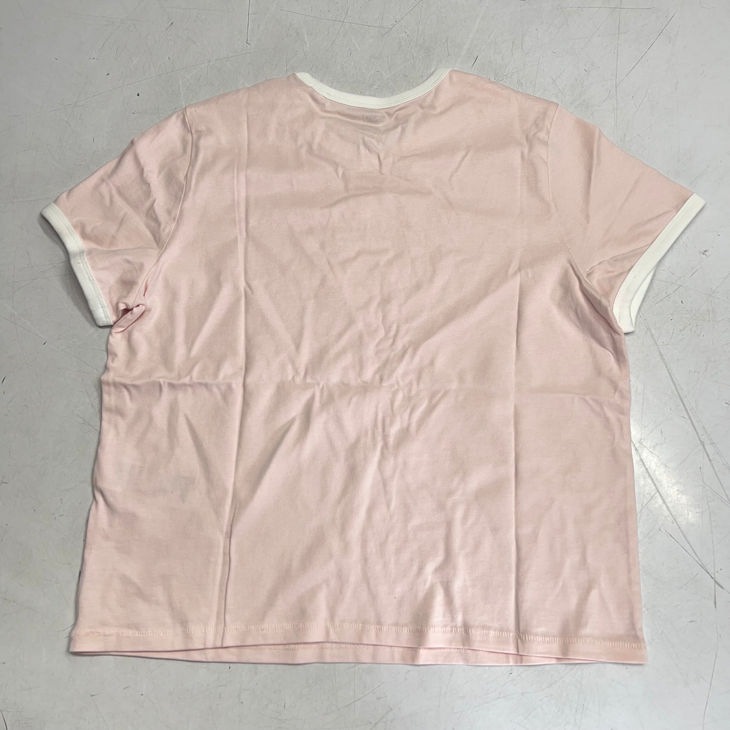 LEVIS Graphic Logo "Sun Kissed" Tee Shirt Women's Sz M Light Pink 005H20005