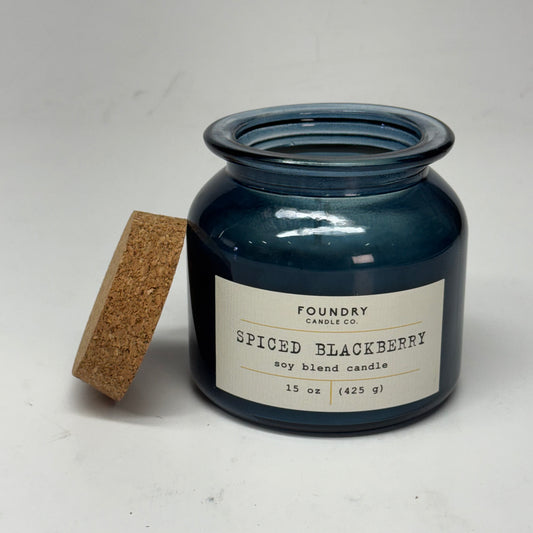 FOUNDRY Spiced Blackberry Soy Blend Candle 15 oz.