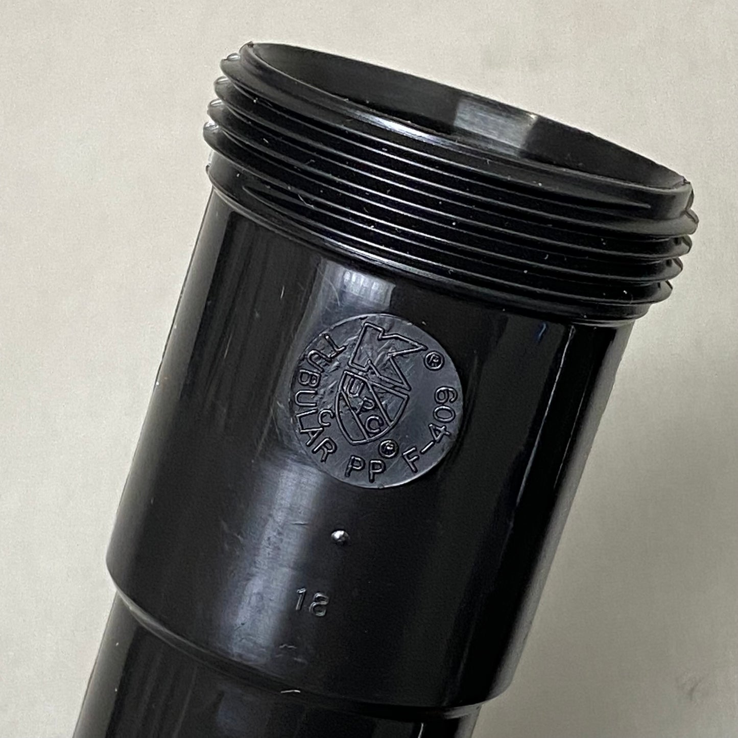 PROFLO Plastic P-Trap Slip Joint PVC Marvel Connector 1-1/4" Black PFPTP101