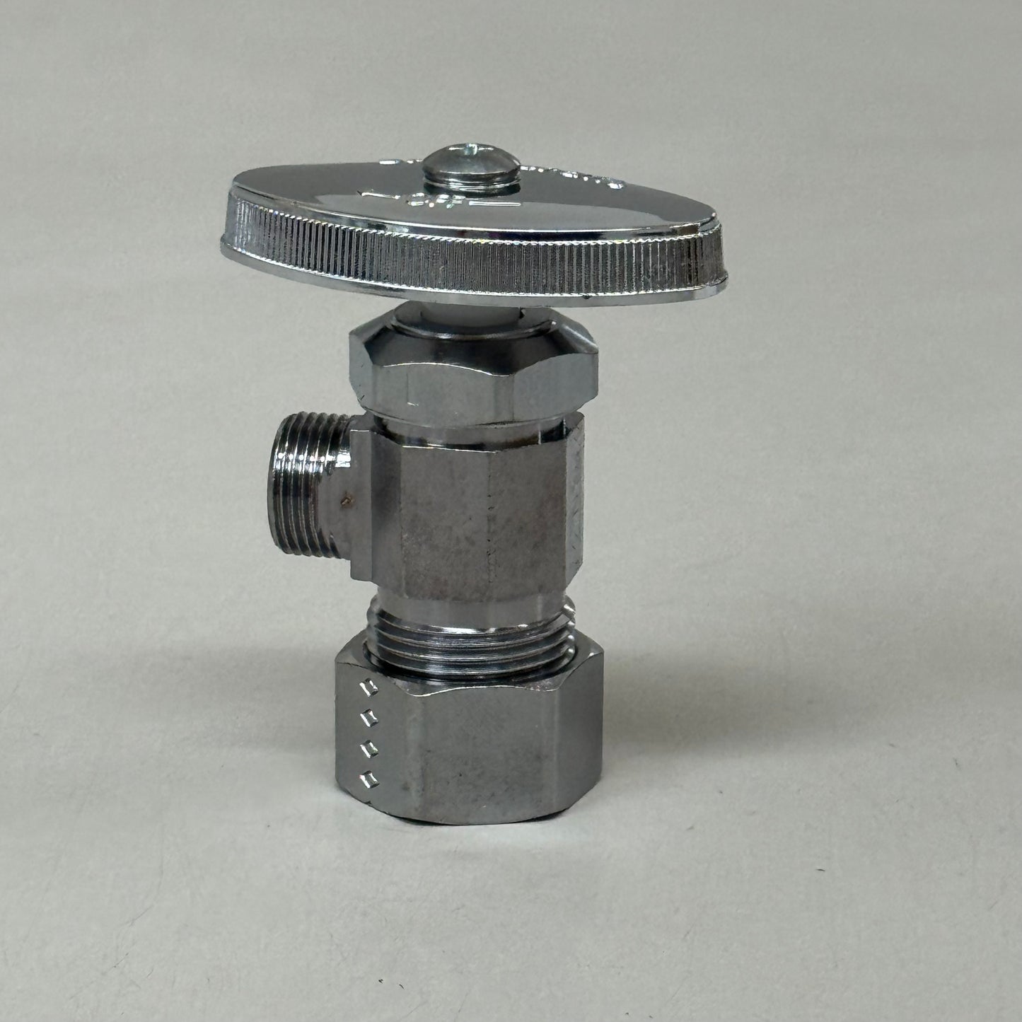 BRASSCRAFT (2 Pack) Multi-Turn Angle Valve 1/2"Nominal Compression Inlet X 3/8" Chrome Plated OCR19L1X-CB