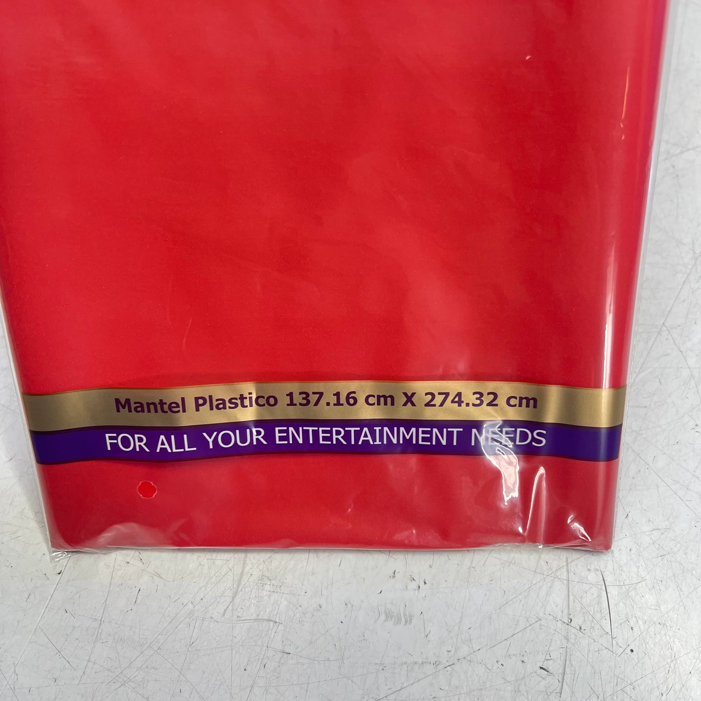 ZA@ PARTY ESSENTIALS (6 PACK) Plastic Table Covers 54"x108" Red 54108RD
