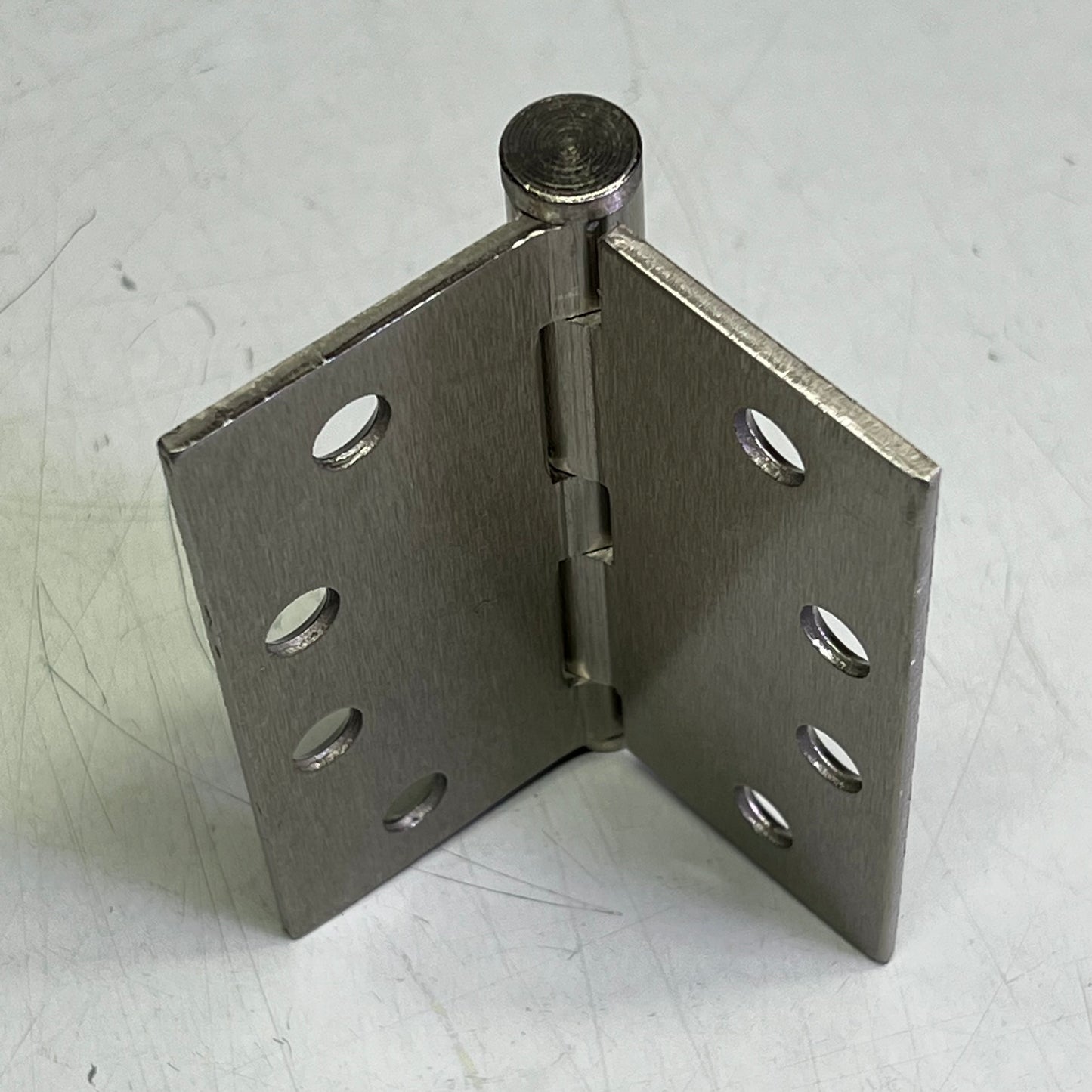 HAGER (3 PACK) Full Mortise Hinge W/ Hardware 4"x 4"  Satin Nickel 008496 US15