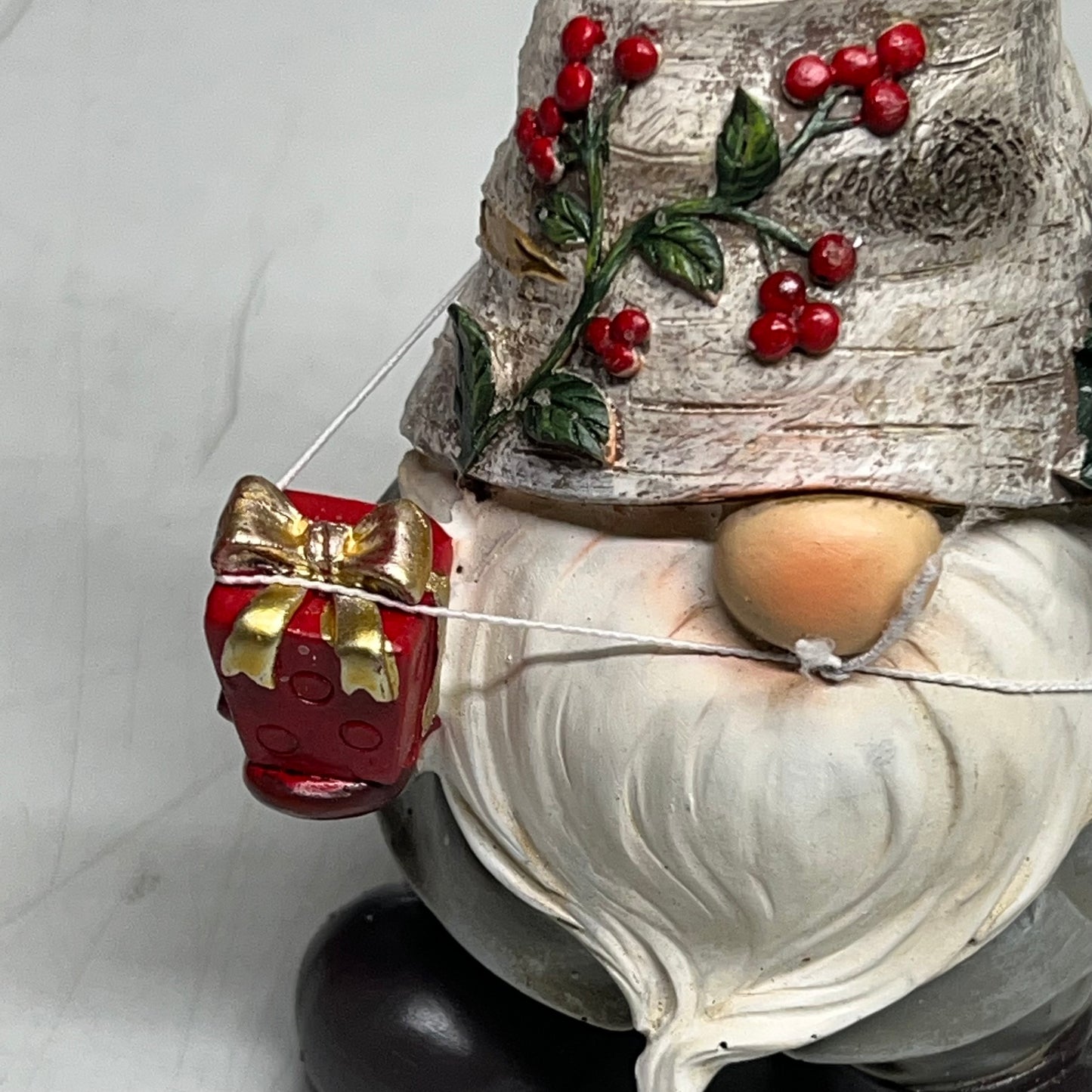 ZA@ GERSON  (LOT OF 3) Assorted Resin Christmas Holiday Gnomes 6.3"  Multicolor 2025014433