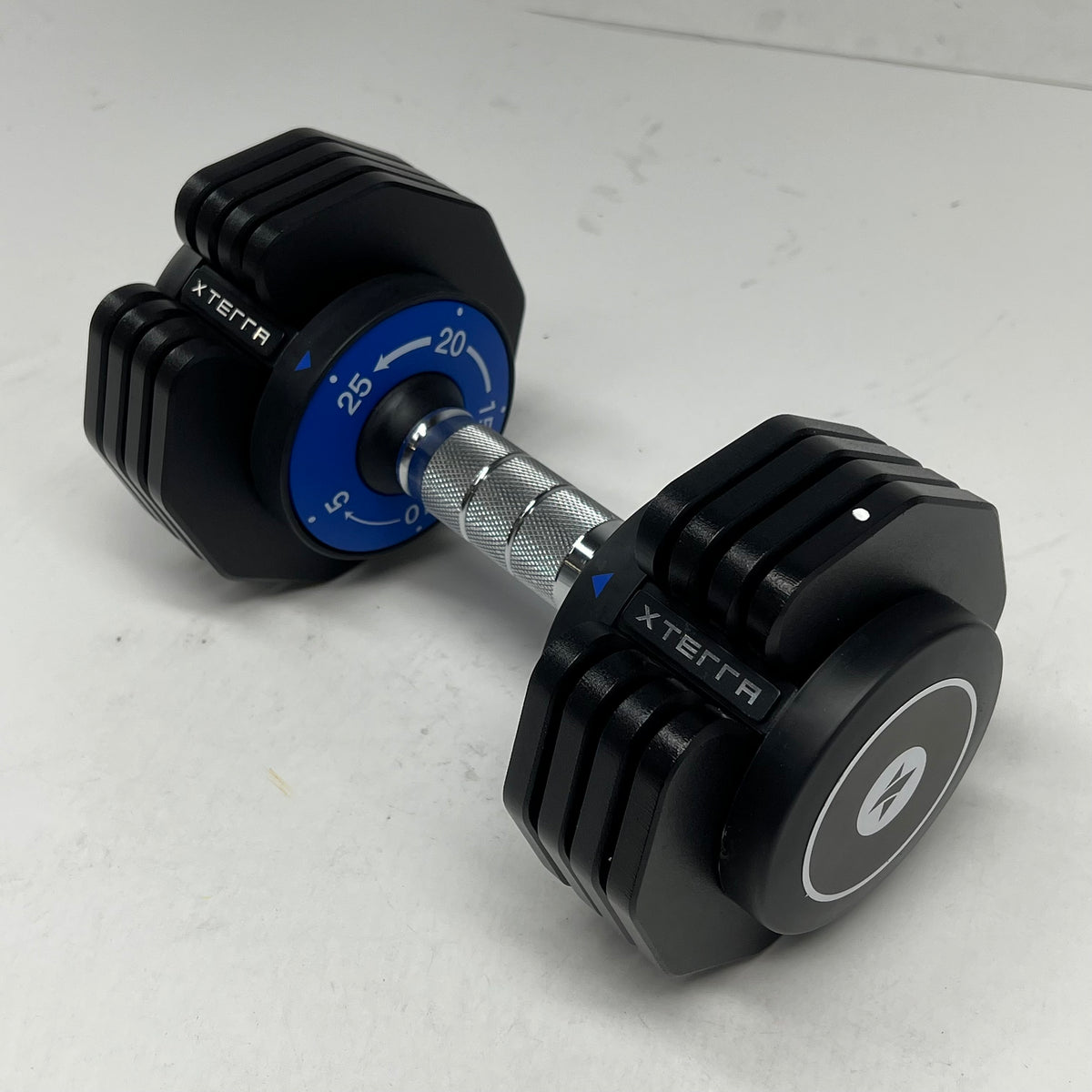 XTERRA FITNESS Adjustable Dumbbells Nylon & Steel 5-25lb Black 1257122308007667