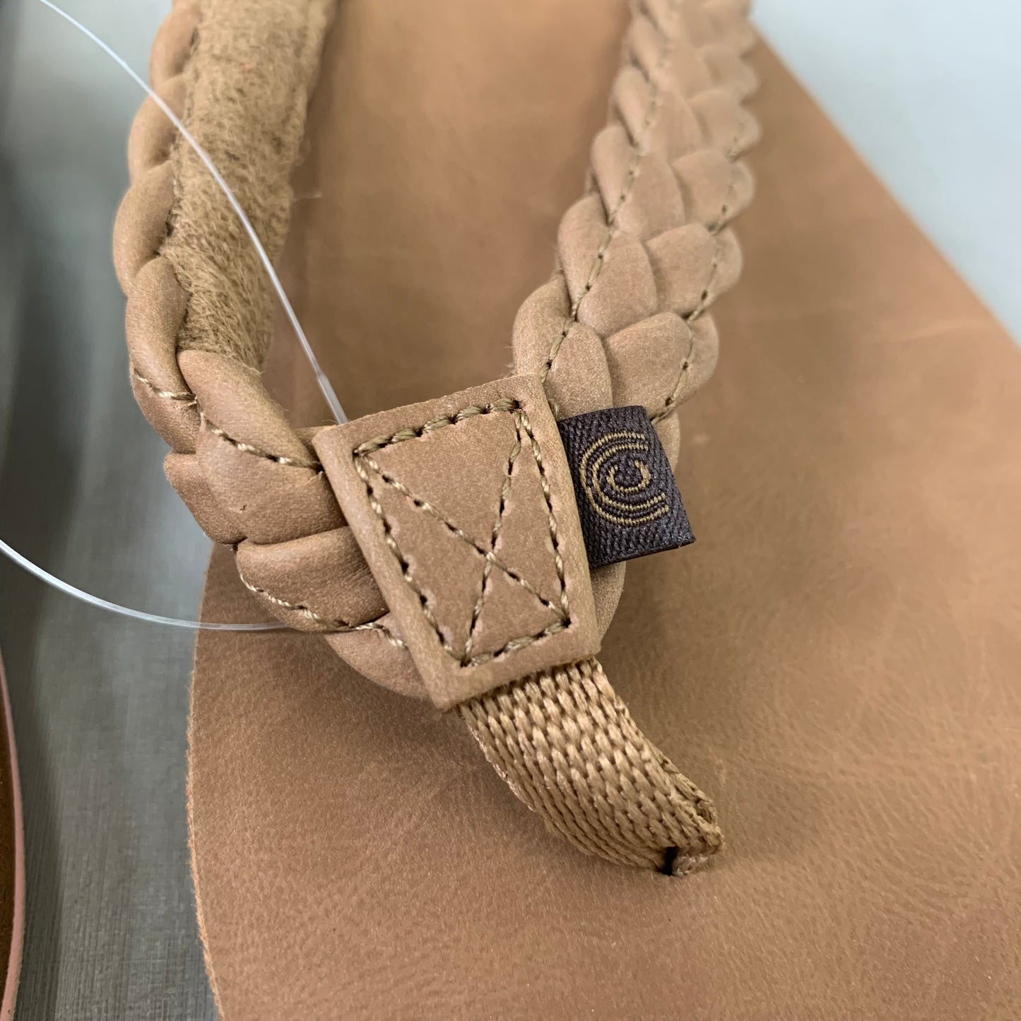 COBIAN Braided Pacifica Sandals Women's SZ 7, EU 41 TAN BBP23-230-7