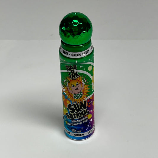 DAB O INK (12 PACK) Sunsational Bingo Marker Bright Ink 43ml/1.4 oz Green C26