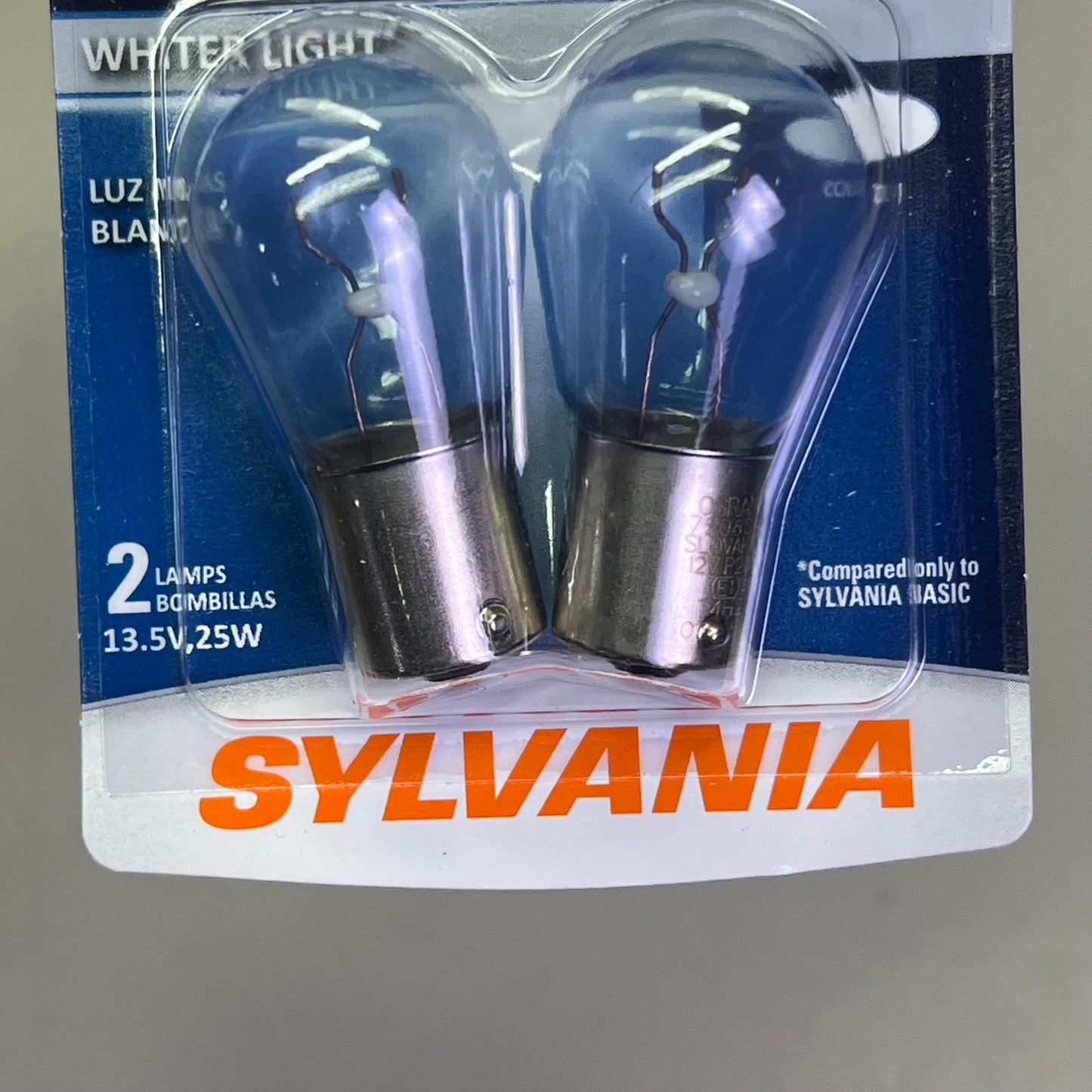 SYLVANIA (2 PACK) Silverstar Mini Bulb Whiter Light 2 Bulbs 7506ST.BP2