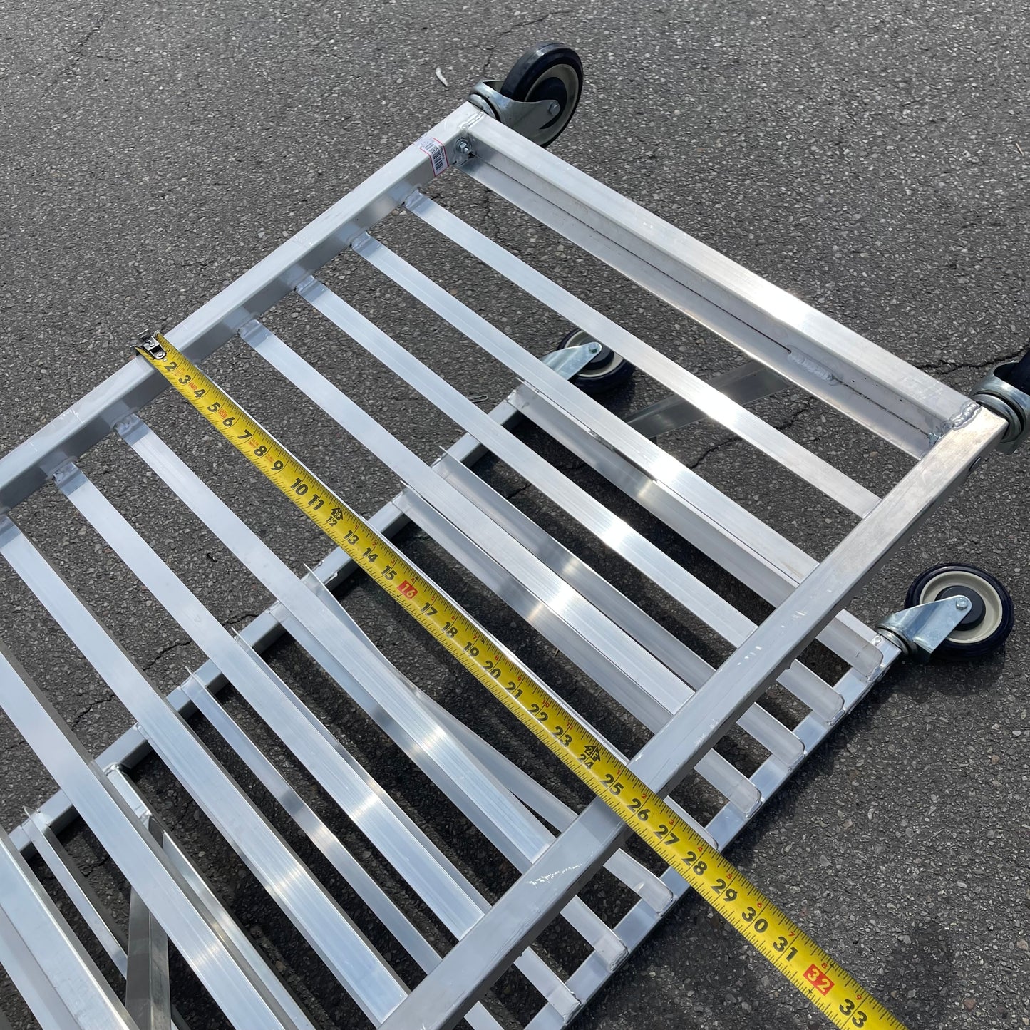 Z@ Pallet of CHANNEL Bun Pan Rack ~30 lbs Aluminum 401 AN-HD (AS-IS)