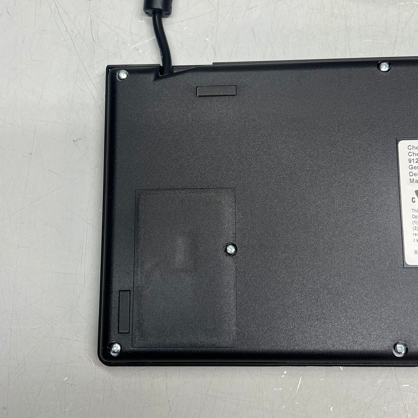 CHERRY Compact Keyboard W/ Trackball & Mouse Buttons 83 Key  Black G84-4400