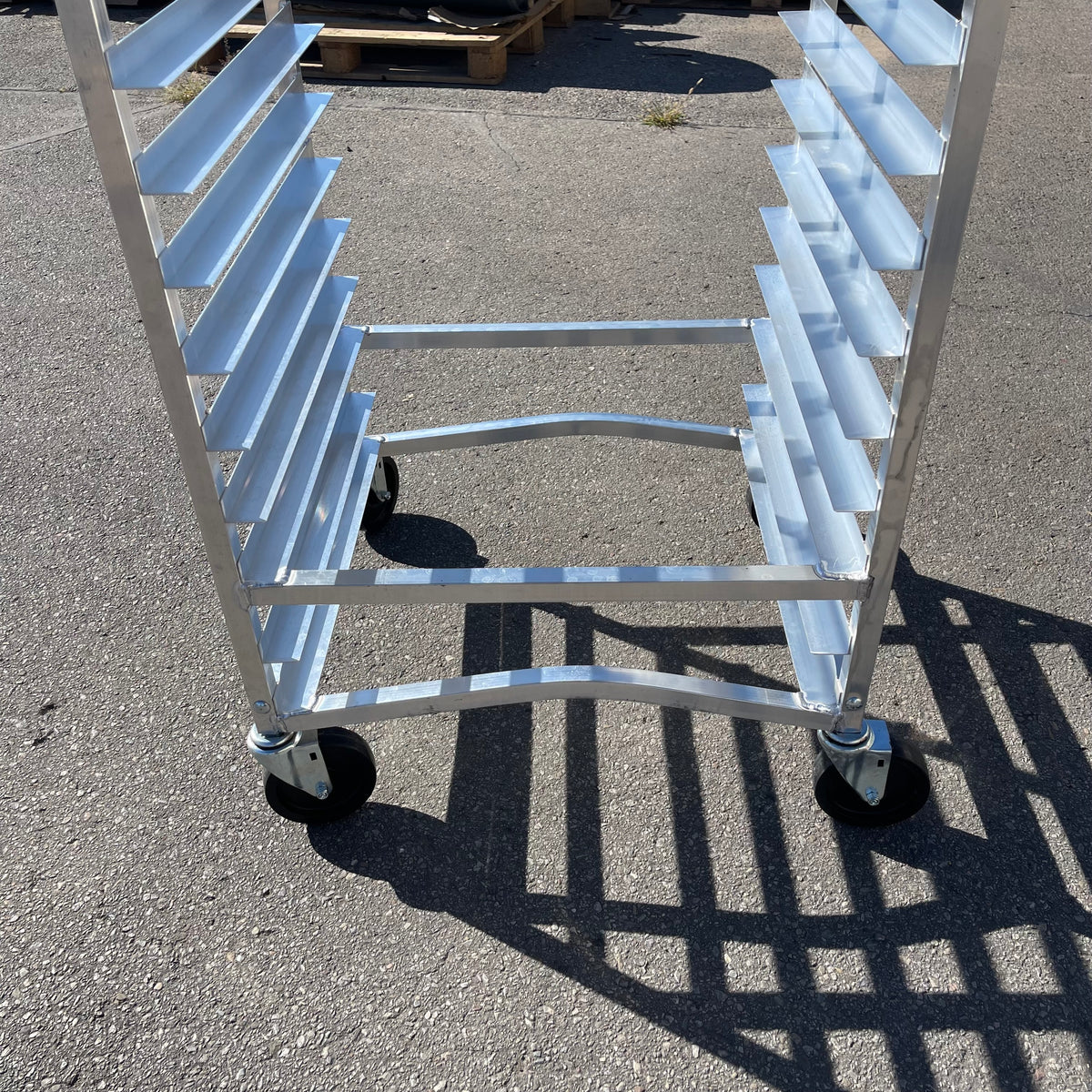 CHANNEL Donut Screen Rack 23"x24"x63" Aluminum 548A (A)