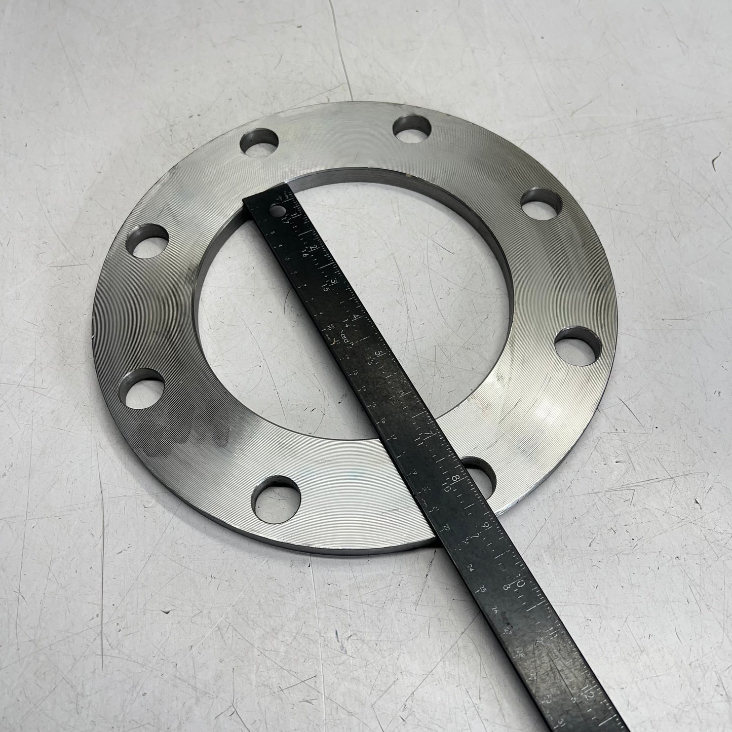 Carbon Steel Plate Flange 6.72" Bore ID  6" IPS IC-FL1/2 PL-IPS 6.72-6 CS 613Y