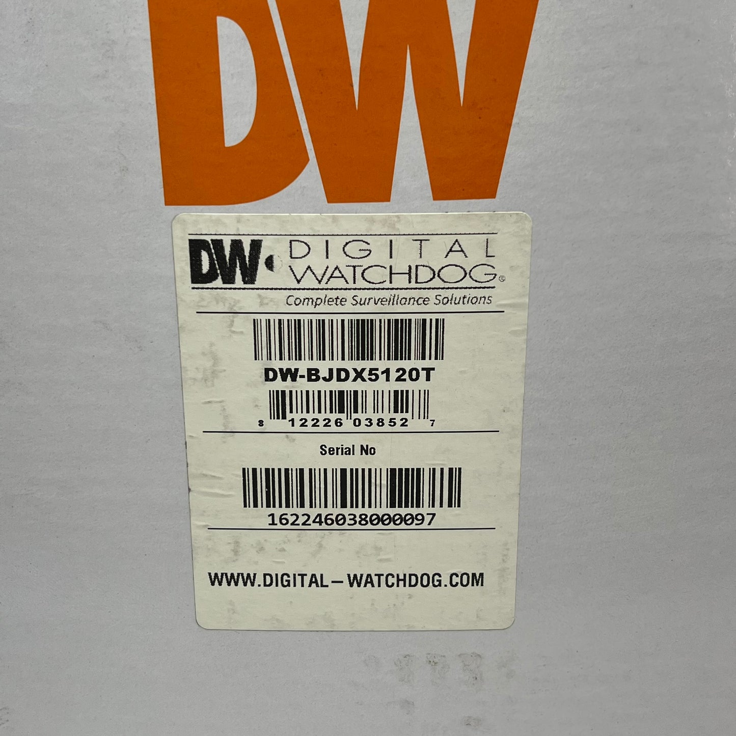 DW Blackjack Dx5 Nvr Powdered by Dw Spectrum  20TB 360 Mbps Black DW-BJDX5120T