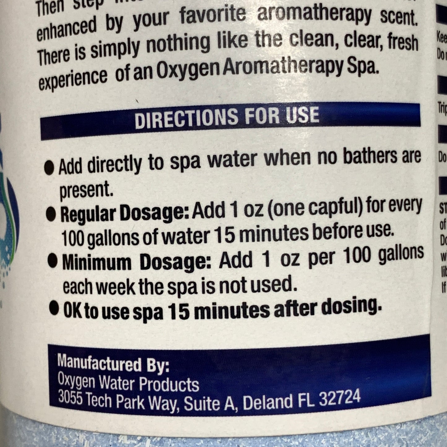 ZA@ OXYGEN SPAS (3 PACK) Scented Spa Shock Chlorine Free Hyacinth & Honey 1.875 lbs A