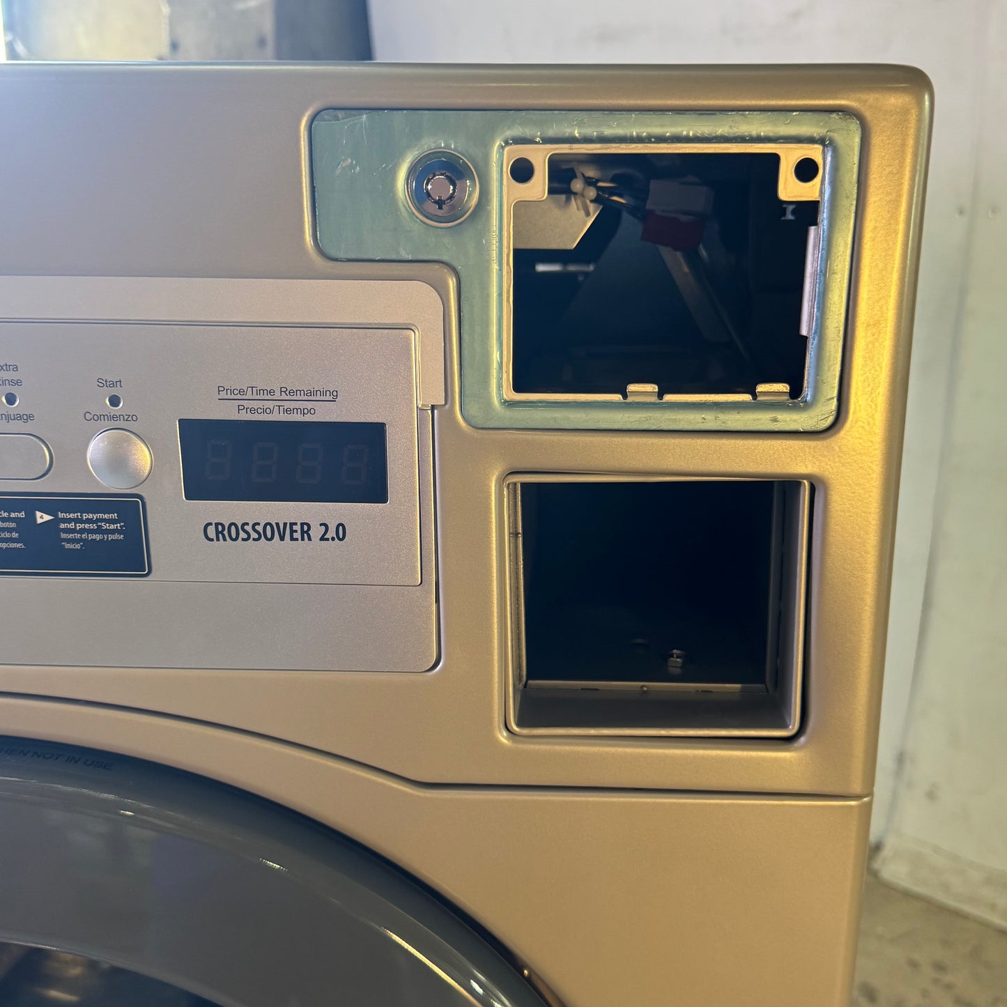 LAUNDRYLUX Commercial Laundry, Front Load Washing Machine Sz 27"W x 30"L x 45"H, WHLFP817MC2CW2