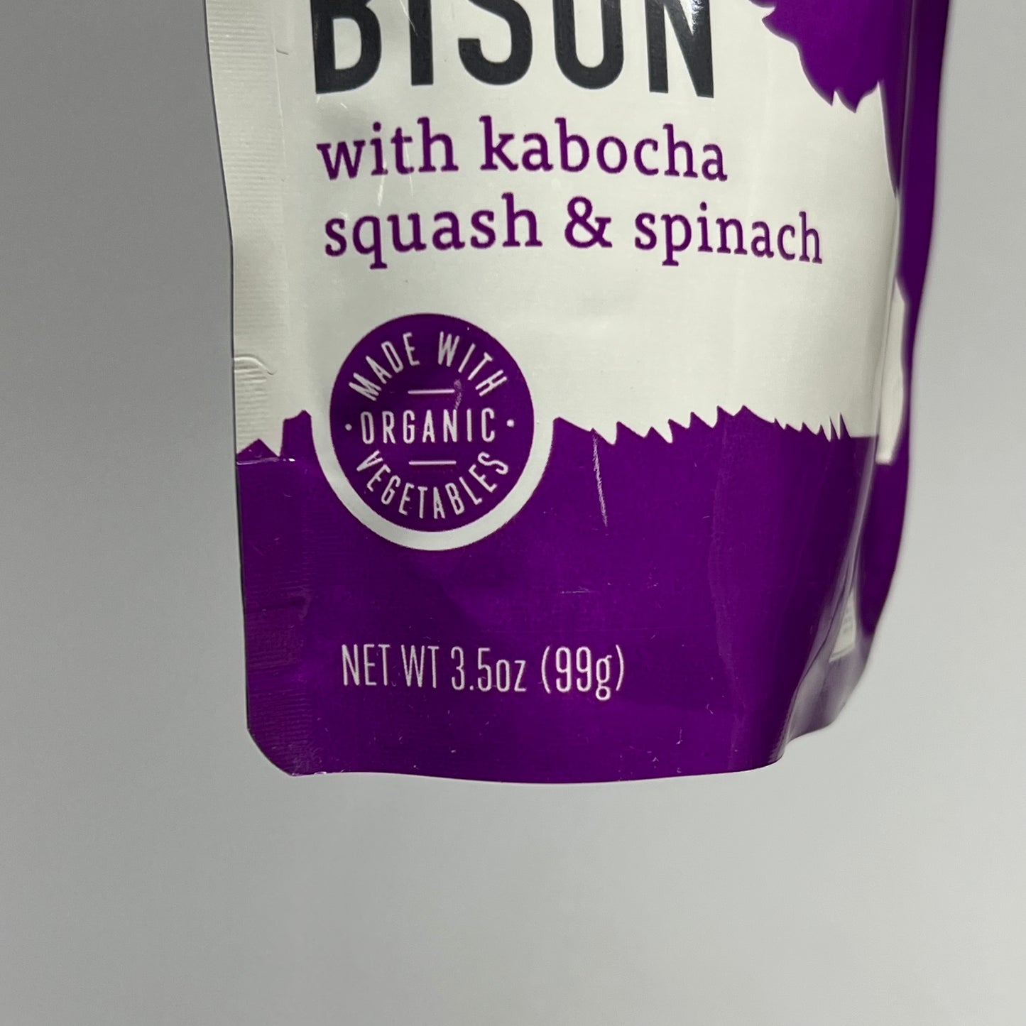 SERENITY (6 PACK) Grass Fed Bison W/ Kabocha Squash & Spinach Pouches BB 10/27