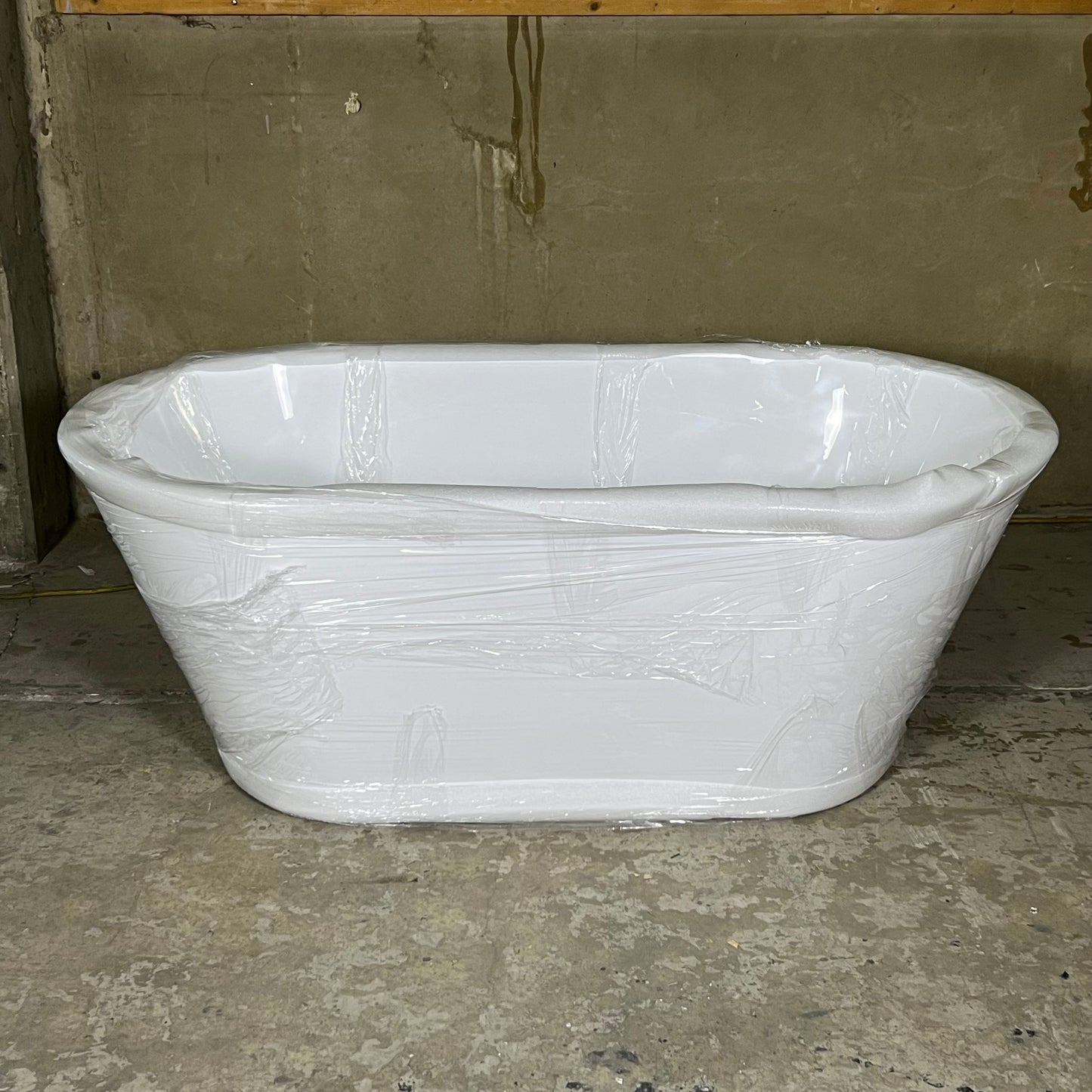 WOODBRIDGE Freestanding Bathtub White 59” B0014 BTA1514 (New)