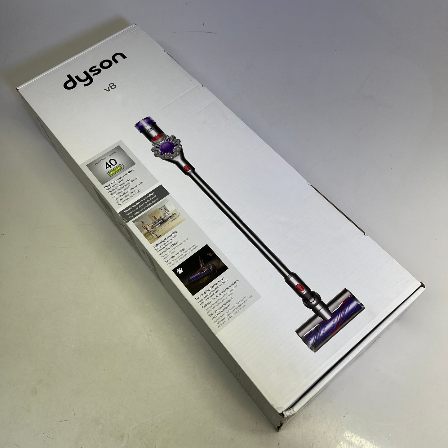 DYSON V8 Cordless Vacuum W/ Attachments 115 Air Watts Suction 400473-011