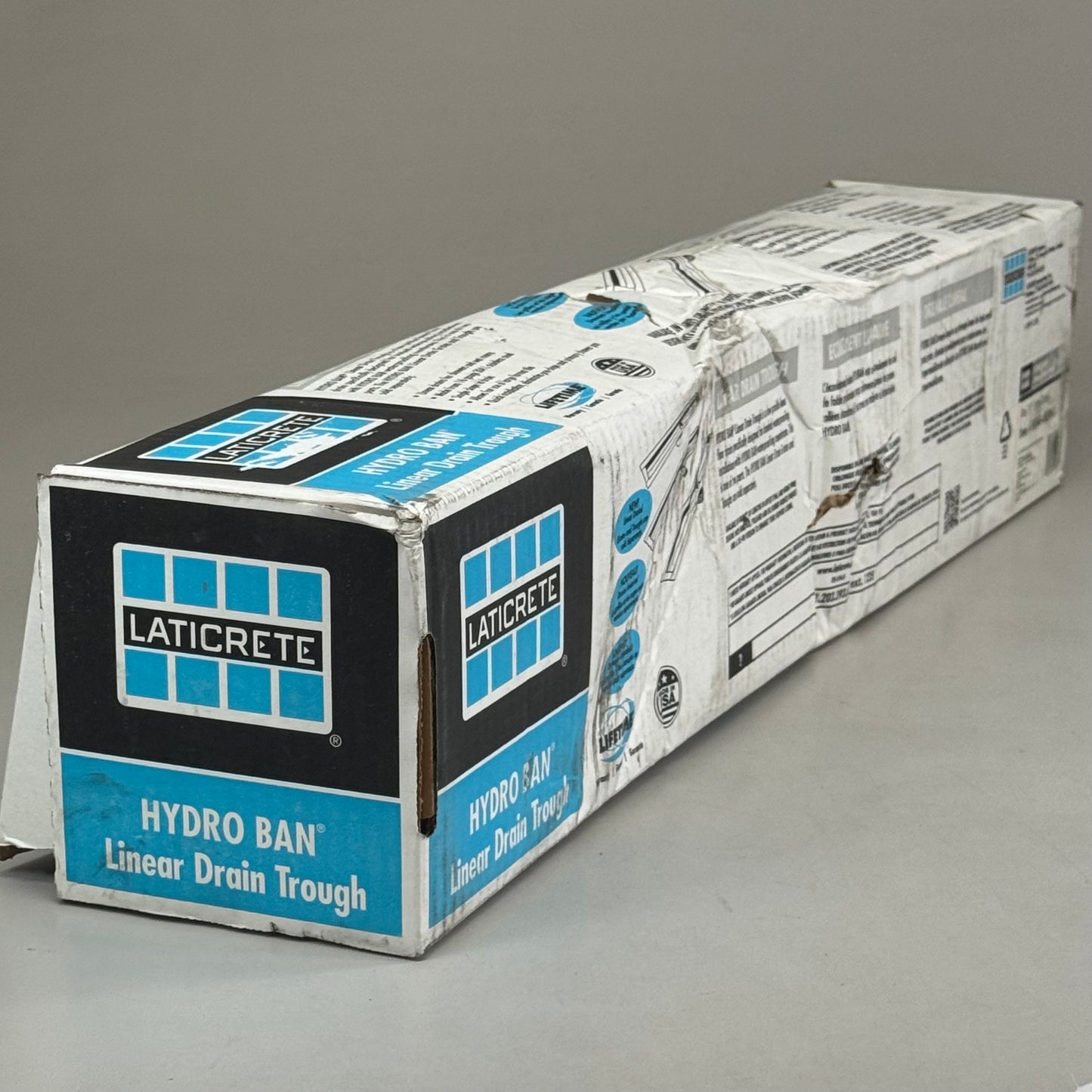 LATICRETE Stainless Steel Hydro Ban Linear T Trough Drain 32"